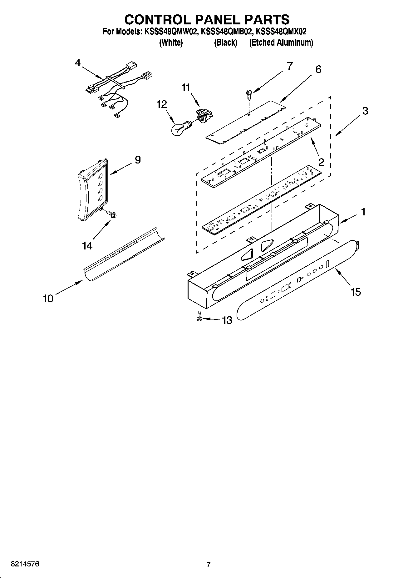 05 - CONTROL PANEL PARTS