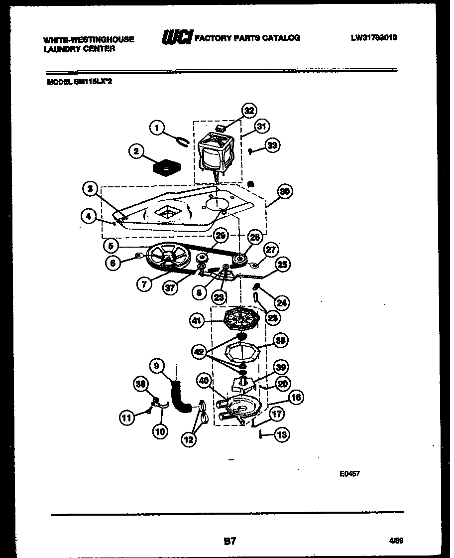 07 - WASHER DRIVE SYSTEM AND PUMP