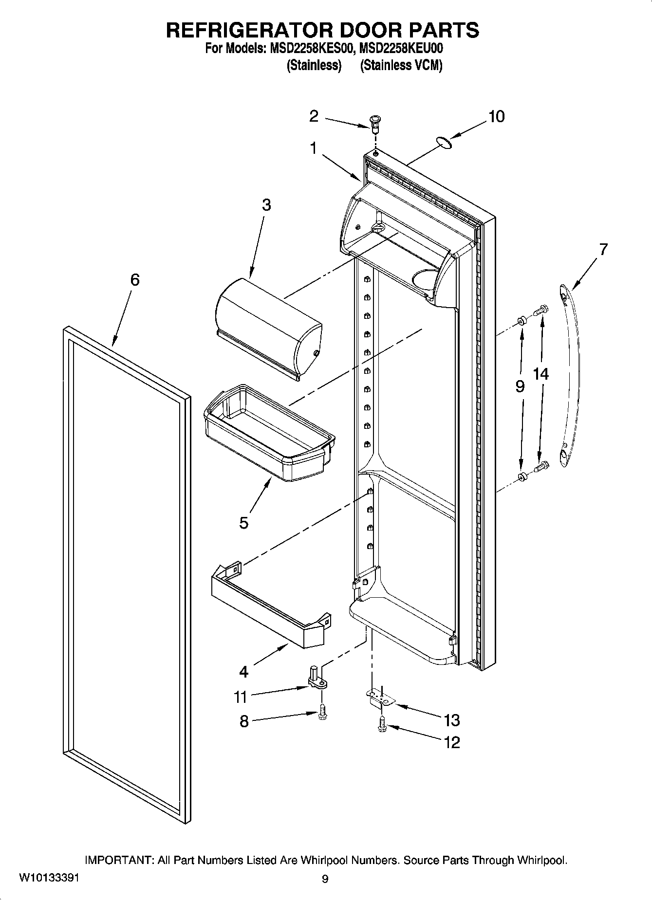 06 - REFRIGERATOR DOOR PARTS