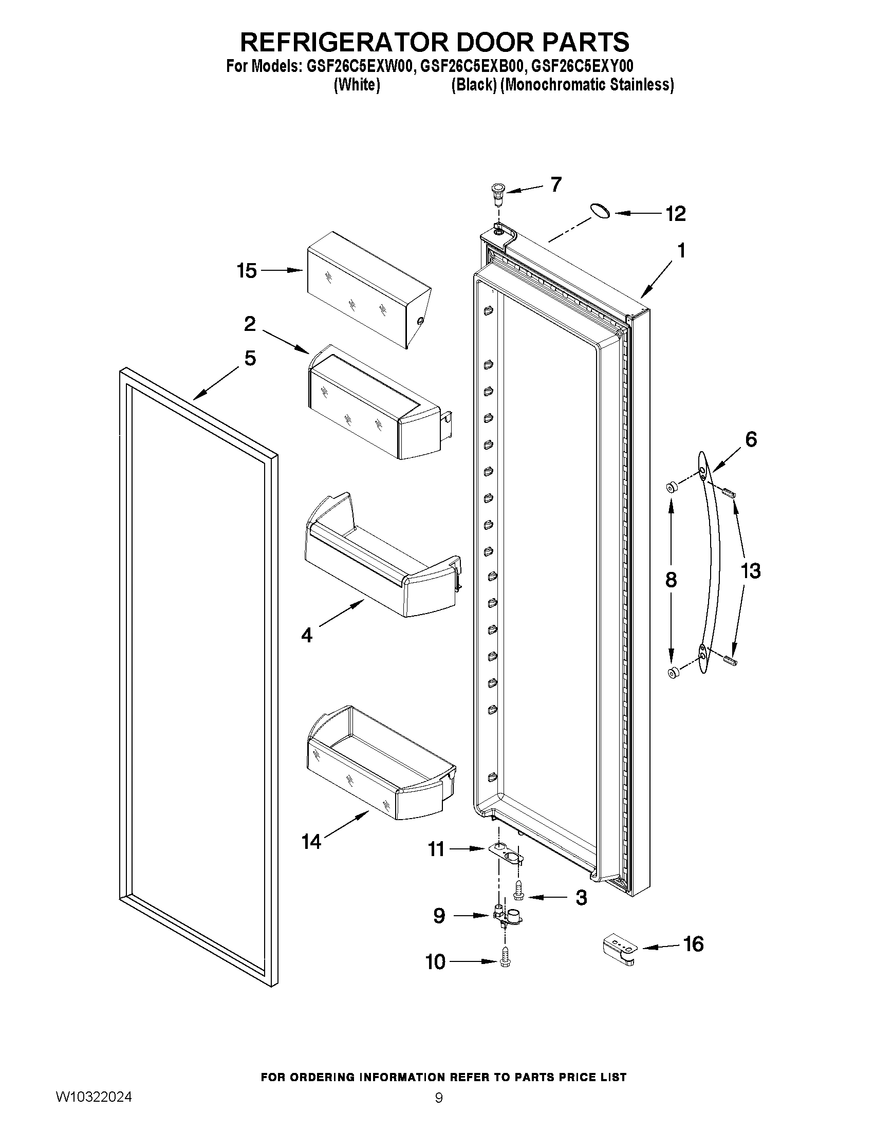 06 - REFRIGERATOR DOOR PARTS