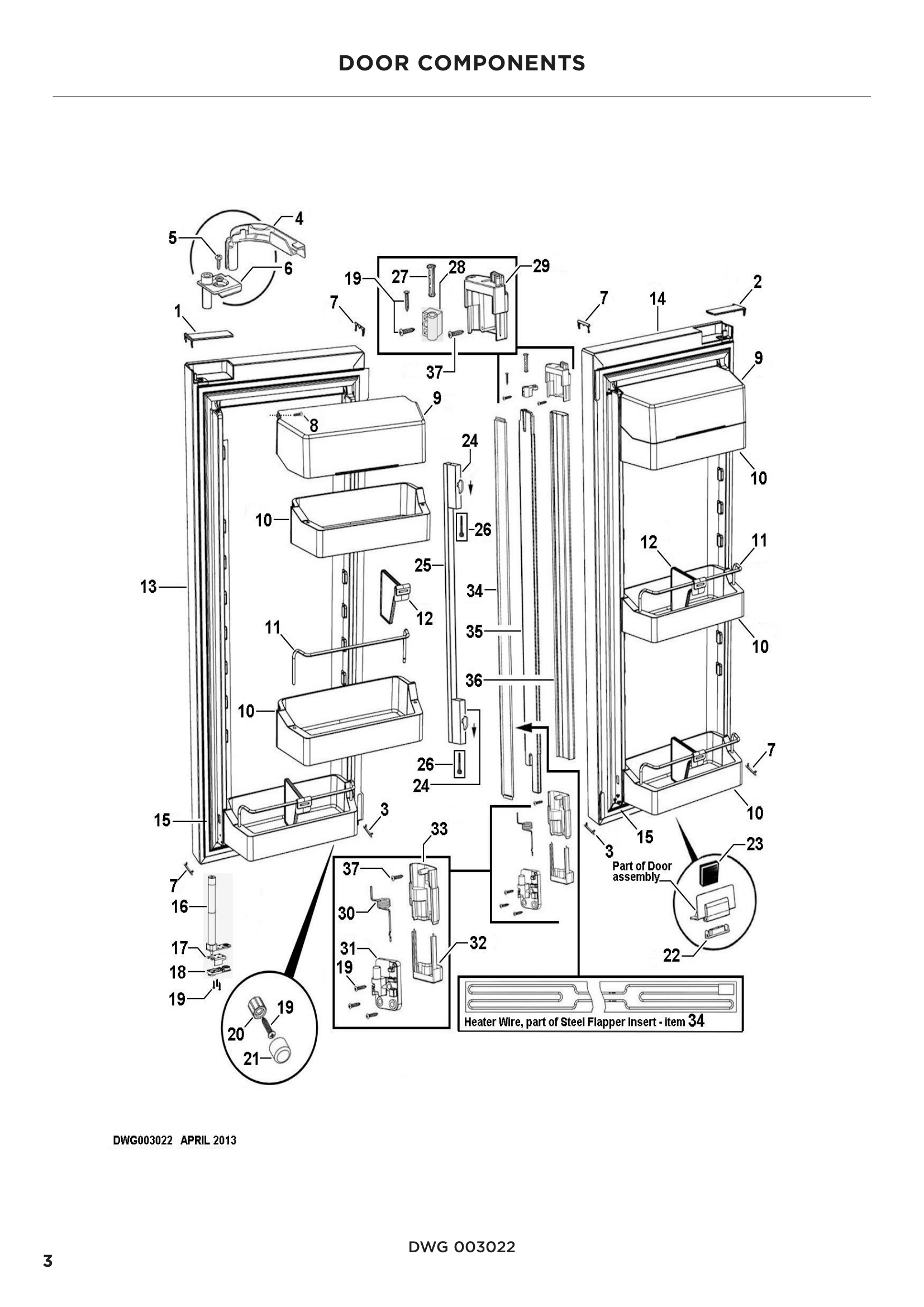 DOOR COMPONENTS