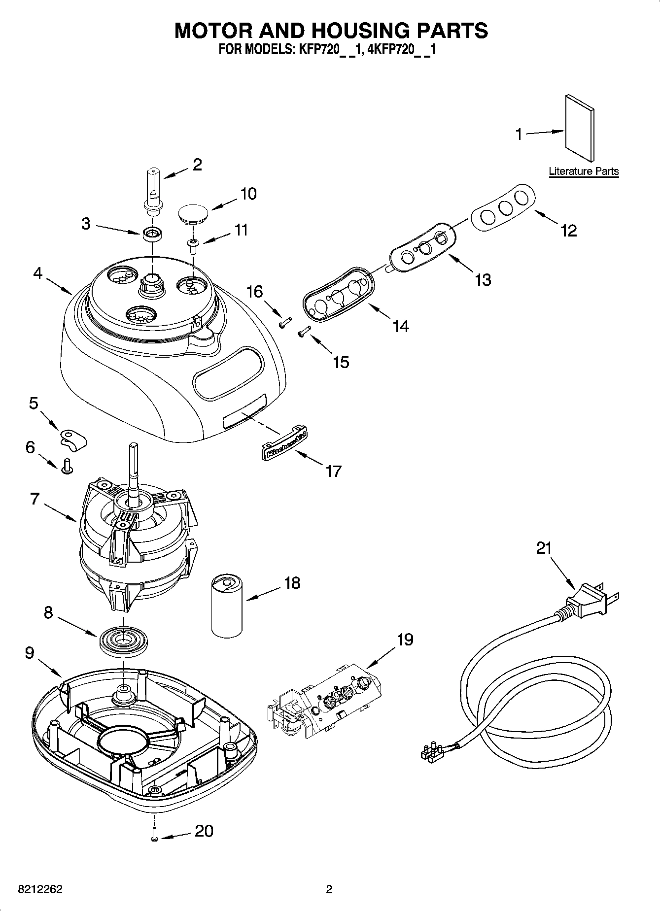 01 - MOTOR AND HOUSING PARTS