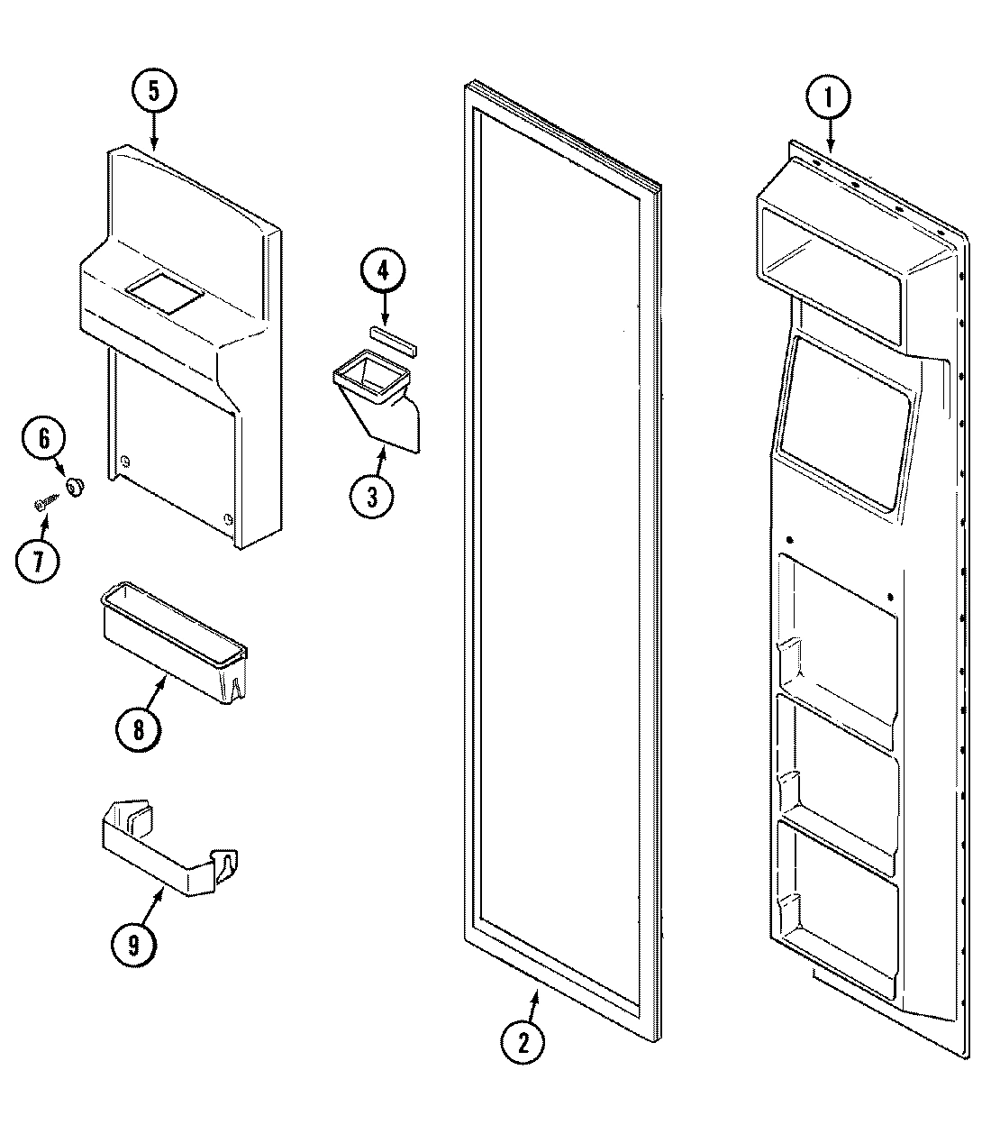 02 - FREEZER INNER DOOR