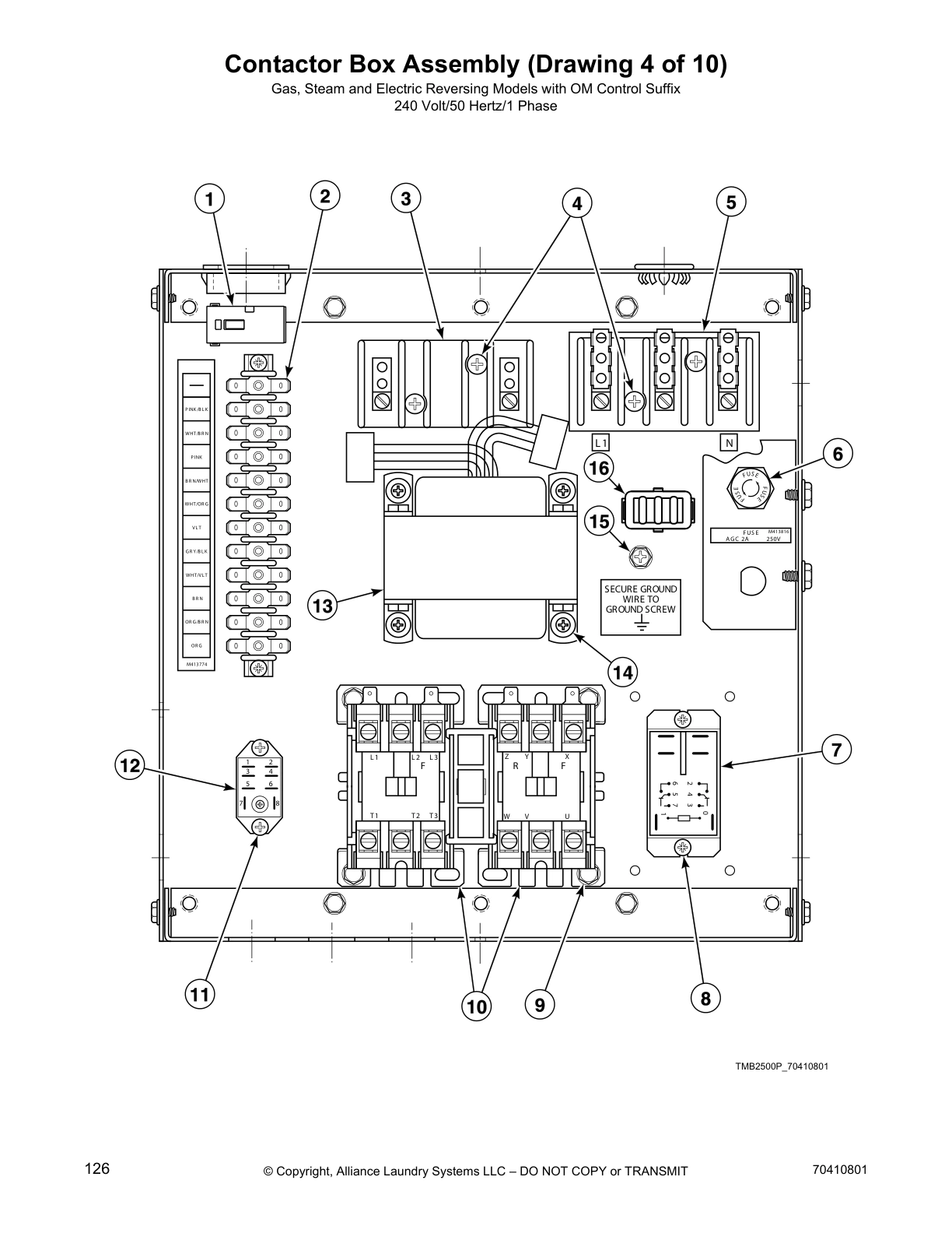 Contactor Box Assembly (Drawing 4 of 10)