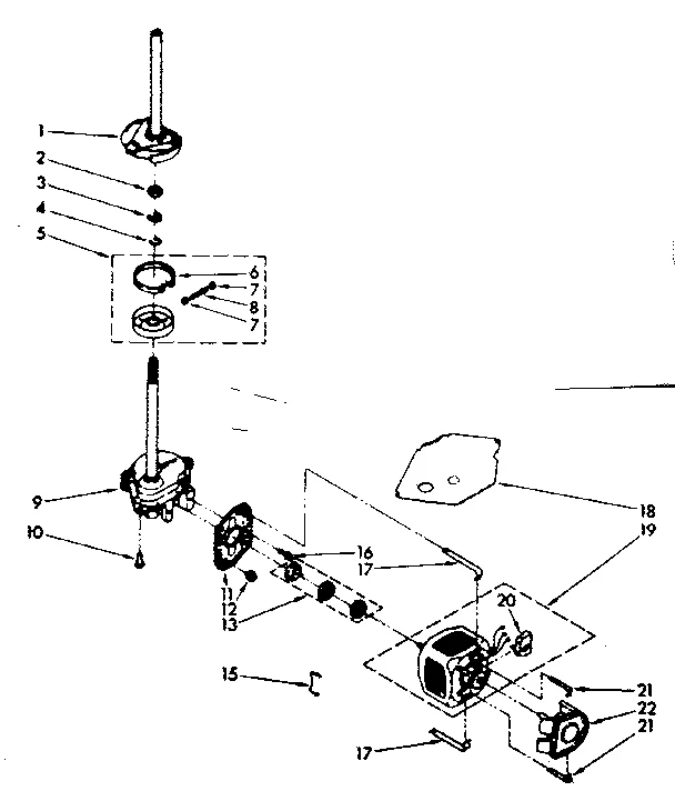 BRAKE, CLUTCH, GEARCASE, MOTOR AND PUMP PARTS