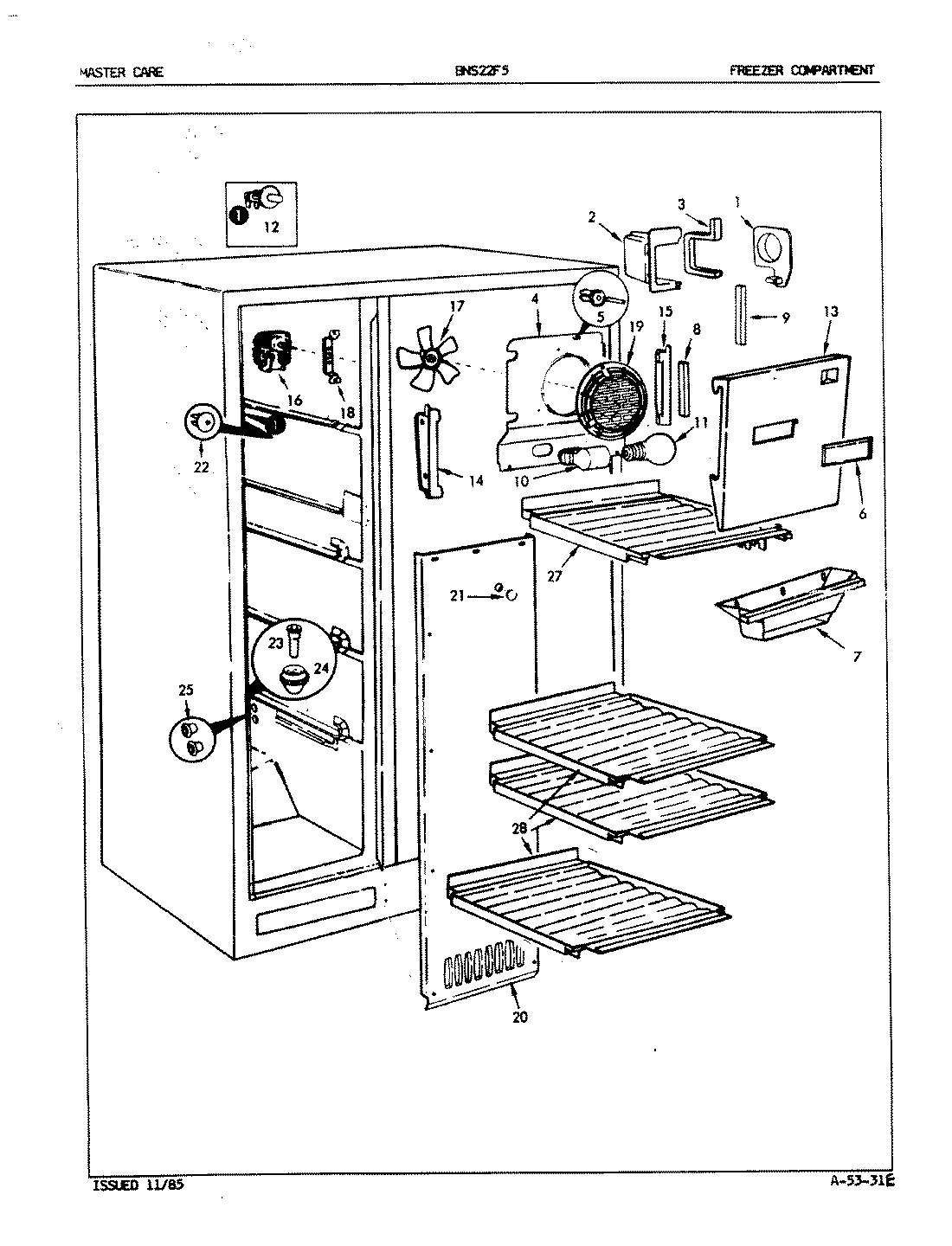 01 - FREEZER COMPARTMENT
