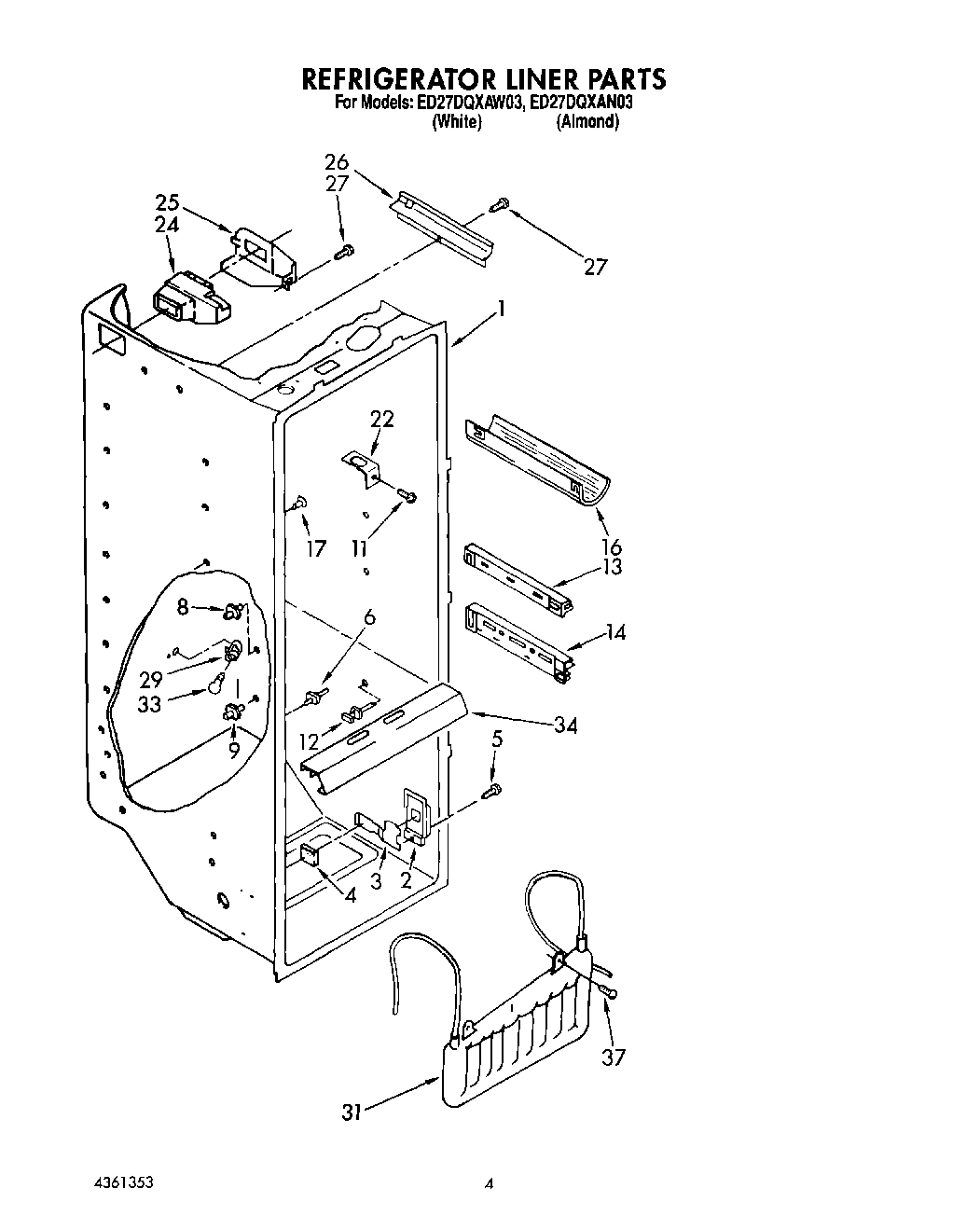 03 - REFRIGERATOR LINER