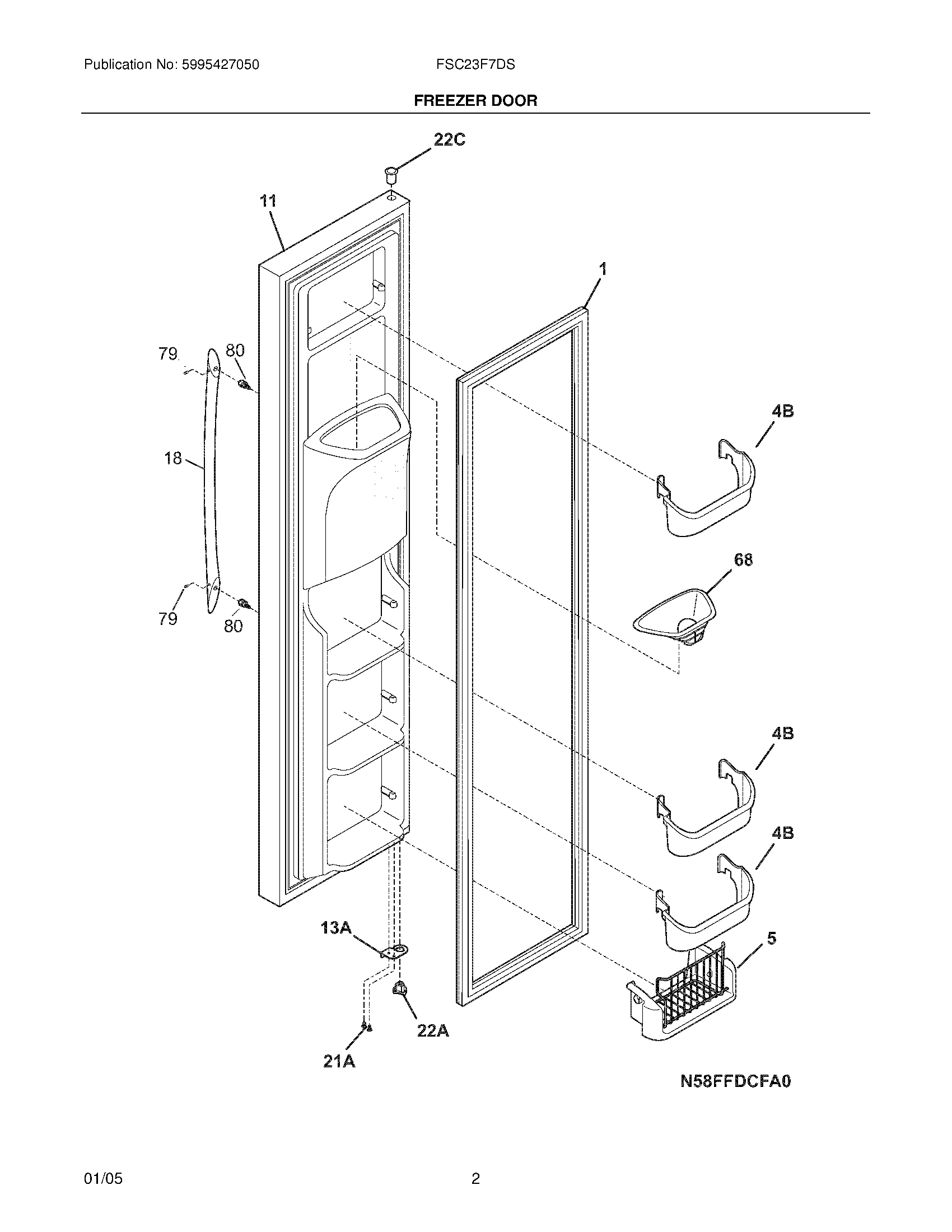 03 - FREEZER DOOR