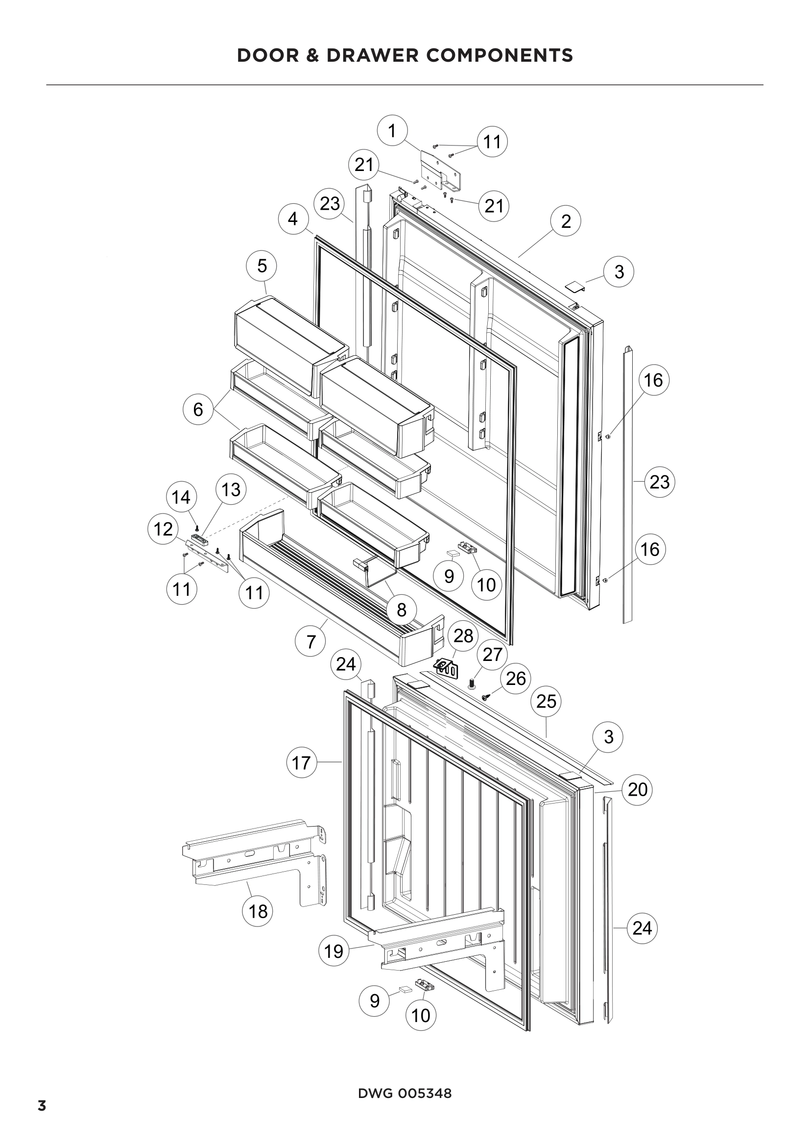 DOOR & DRAWER COMPONENTS