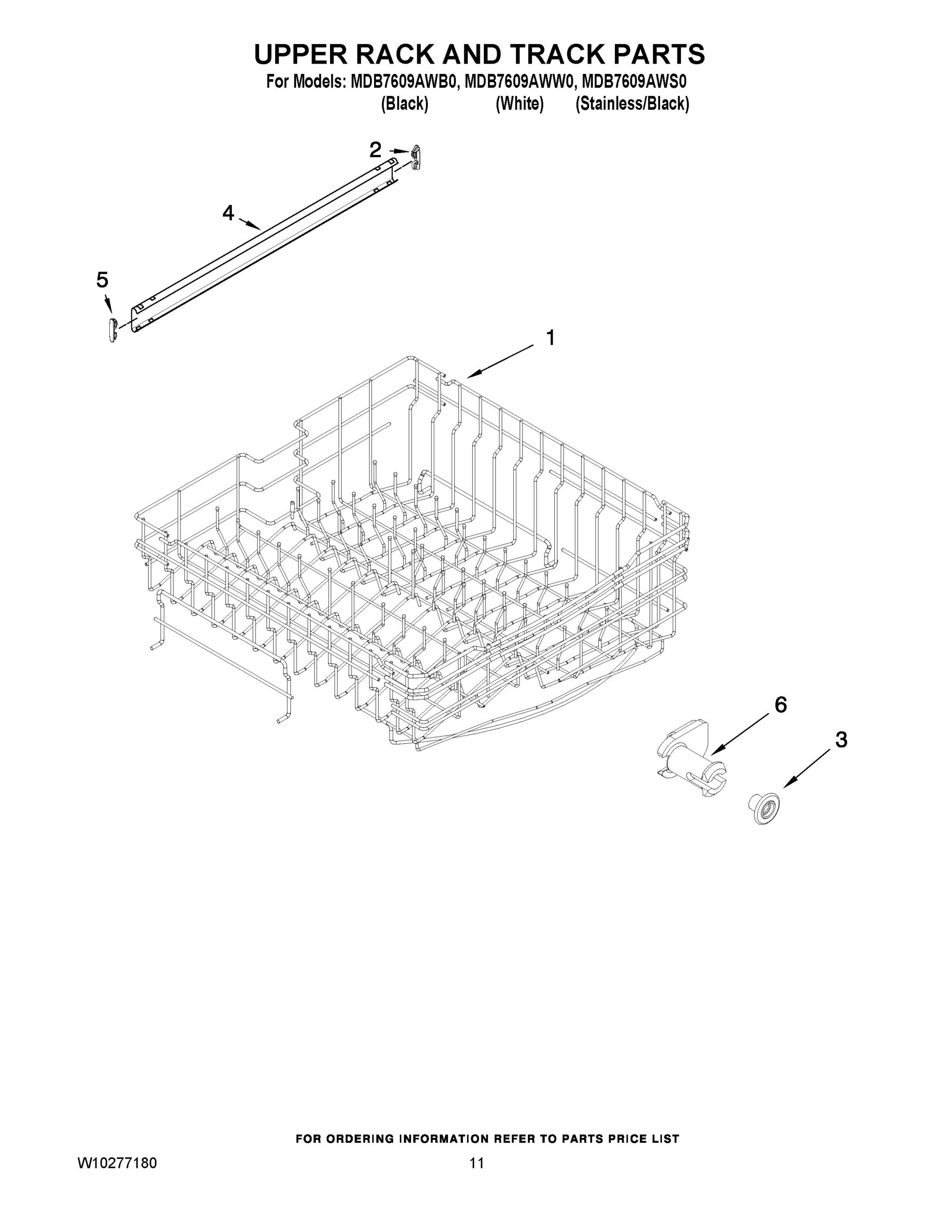 09 - UPPER RACK AND TRACK PARTS
