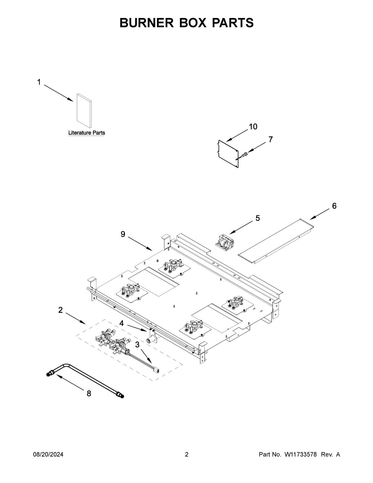 02 - BURNER BOX PARTS