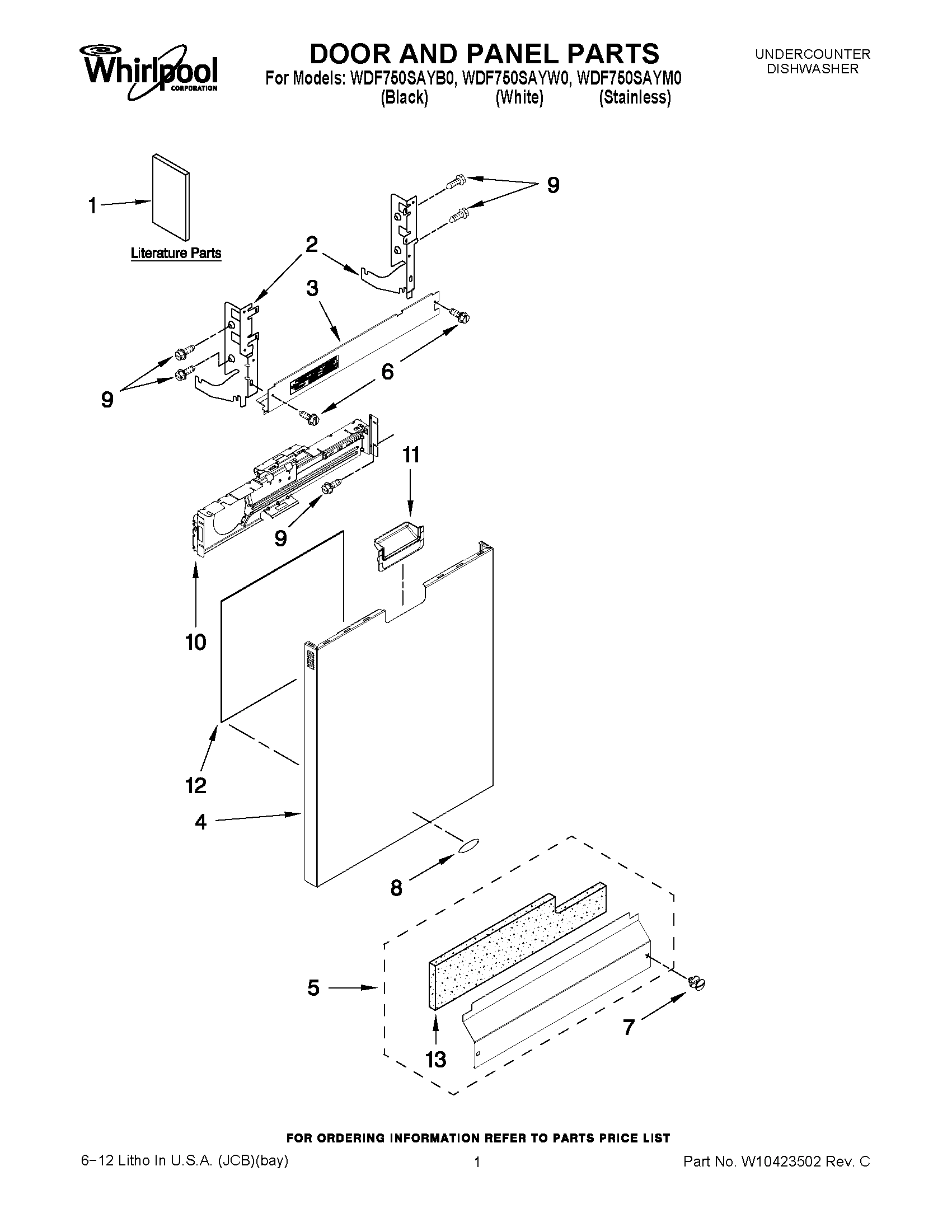 01 - DOOR AND PANEL PARTS
