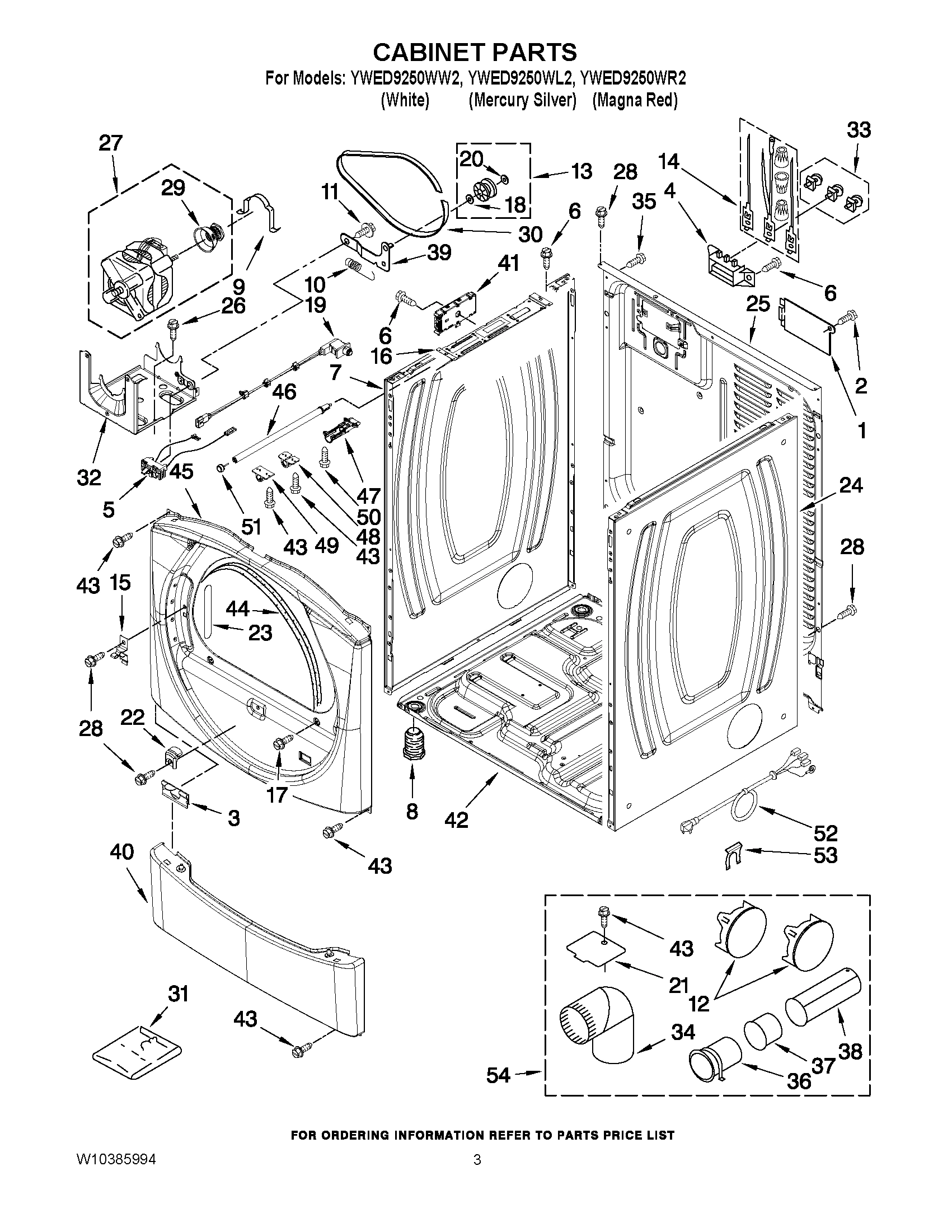 02 - CABINET PARTS