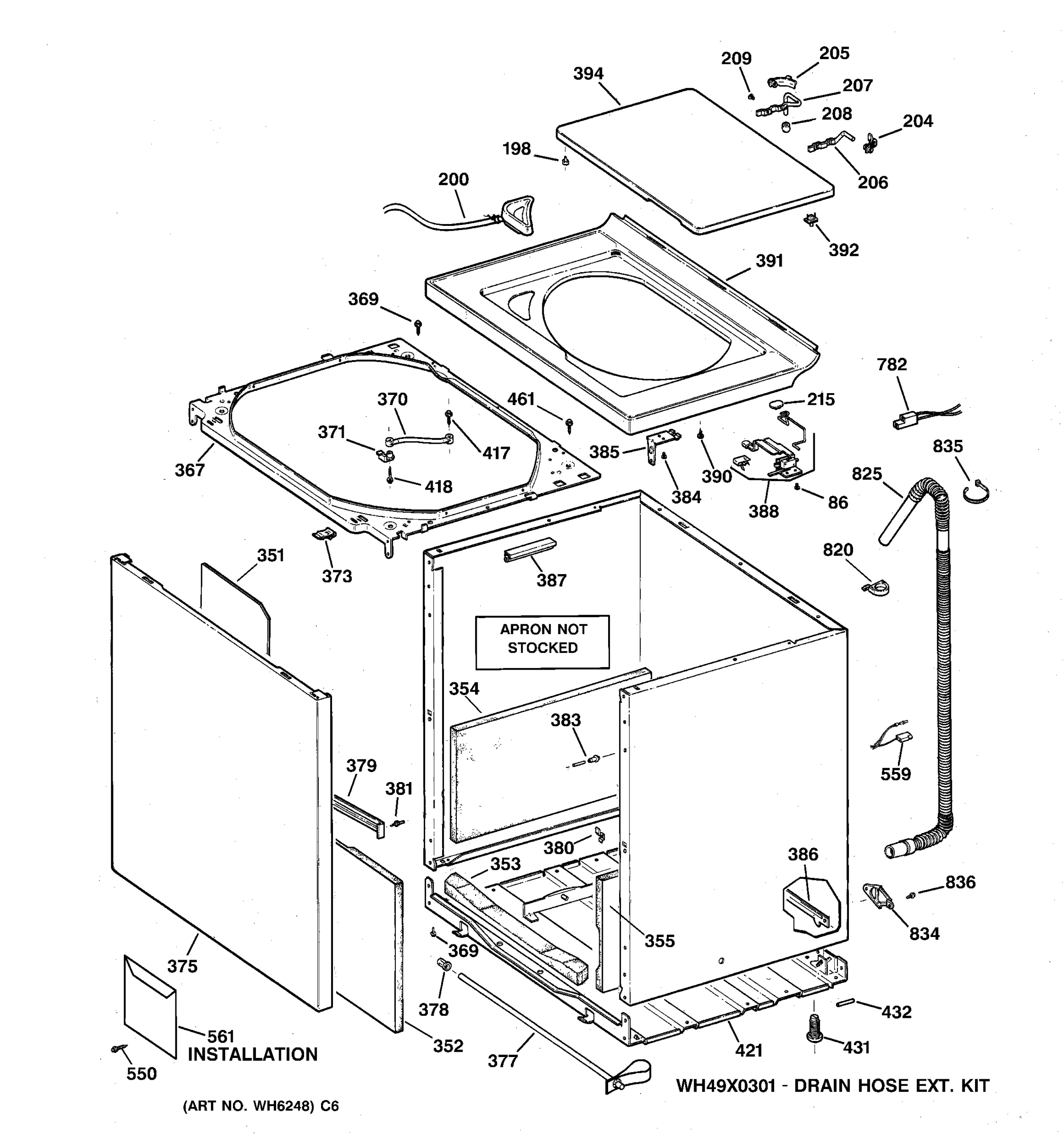 CABINET, COVER & FRONT PANEL