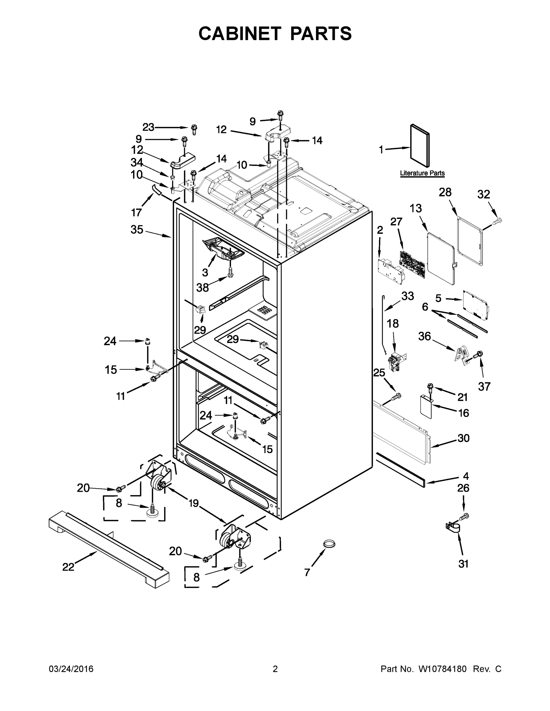 02 - CABINET PARTS