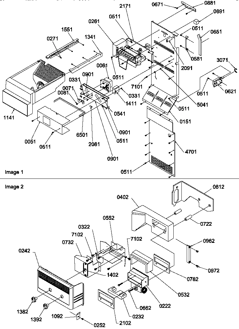 08 - ICE MAKER/CONTROL ASSY