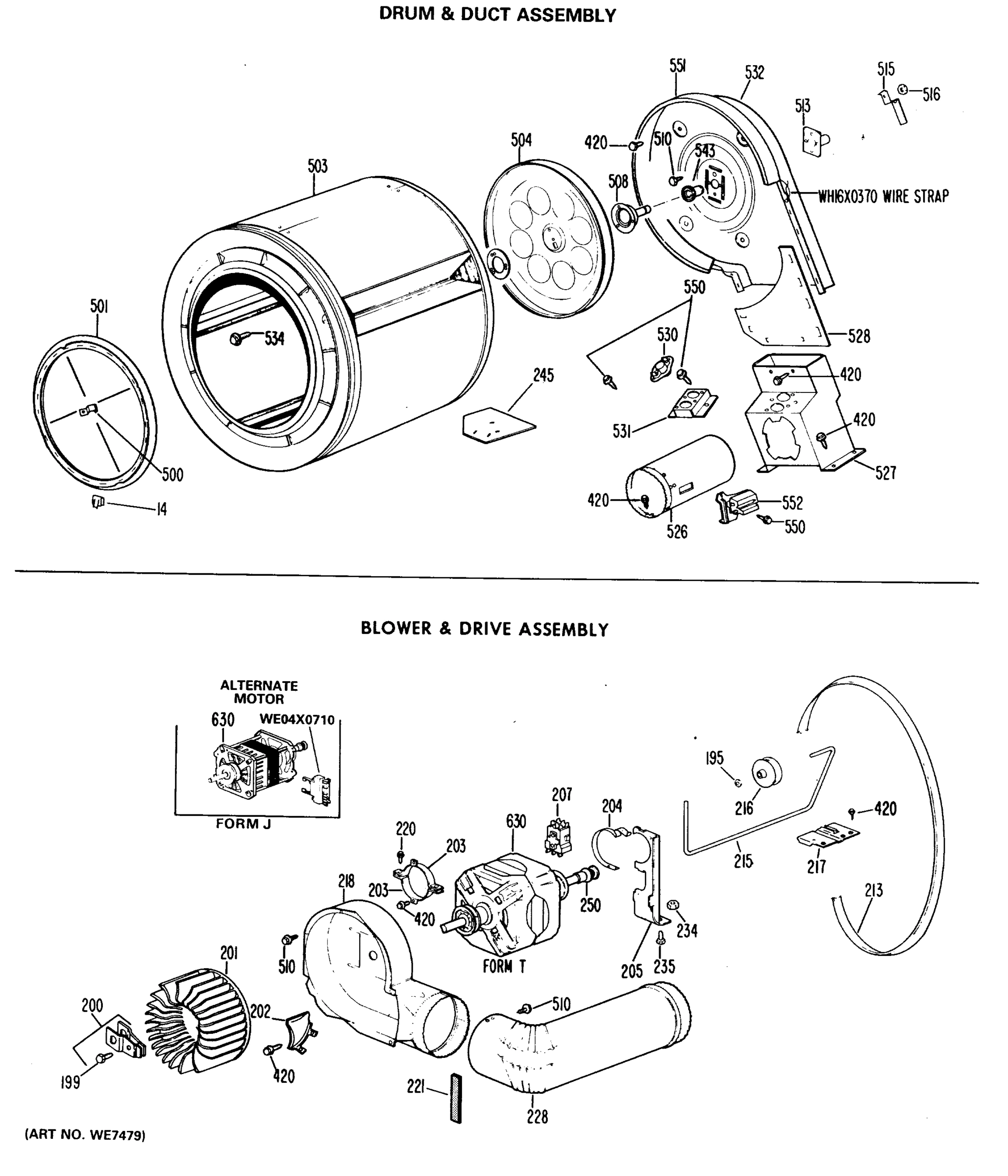 DRUM & DUCT ASSEMBLY