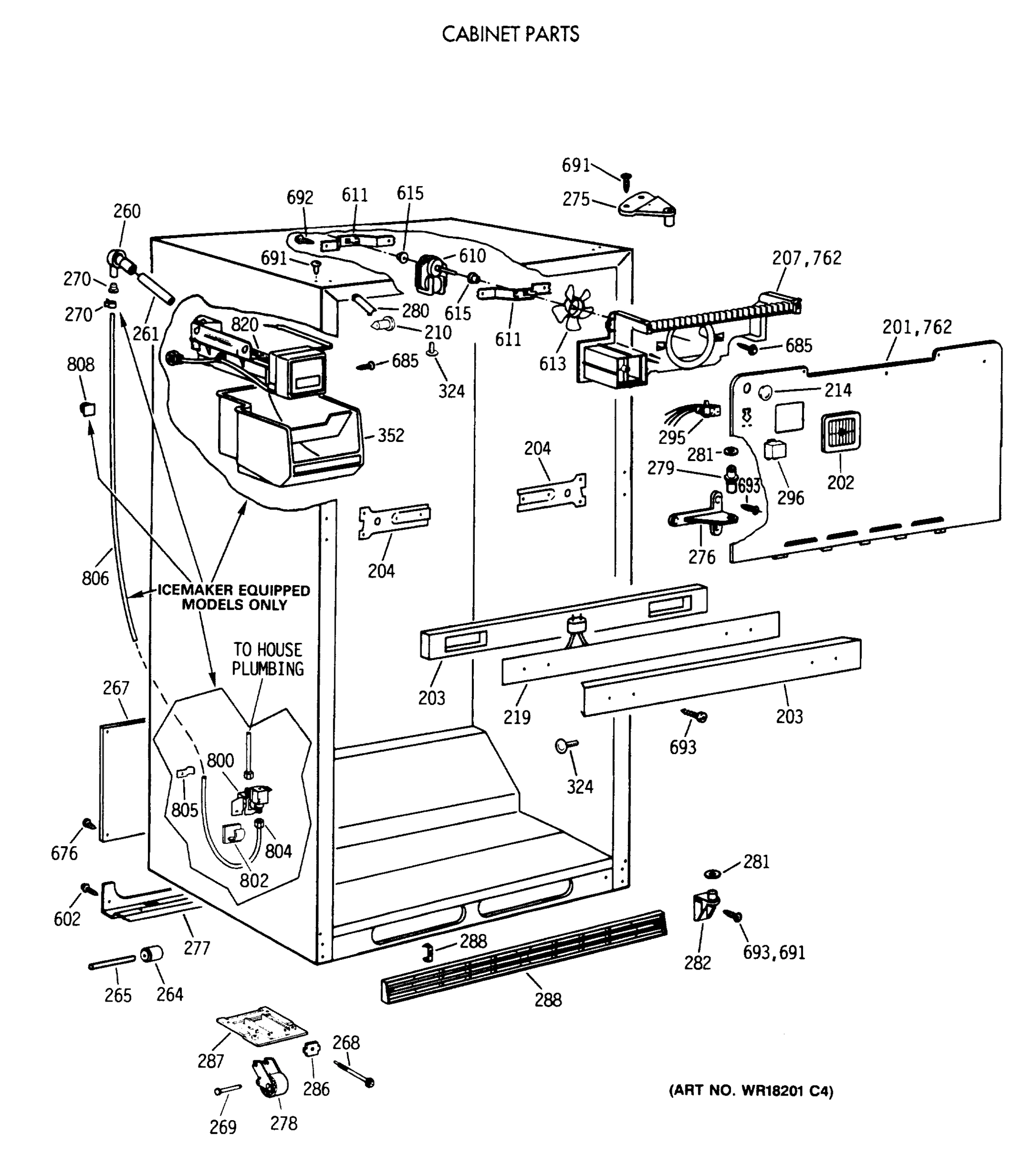 CABINET PARTS