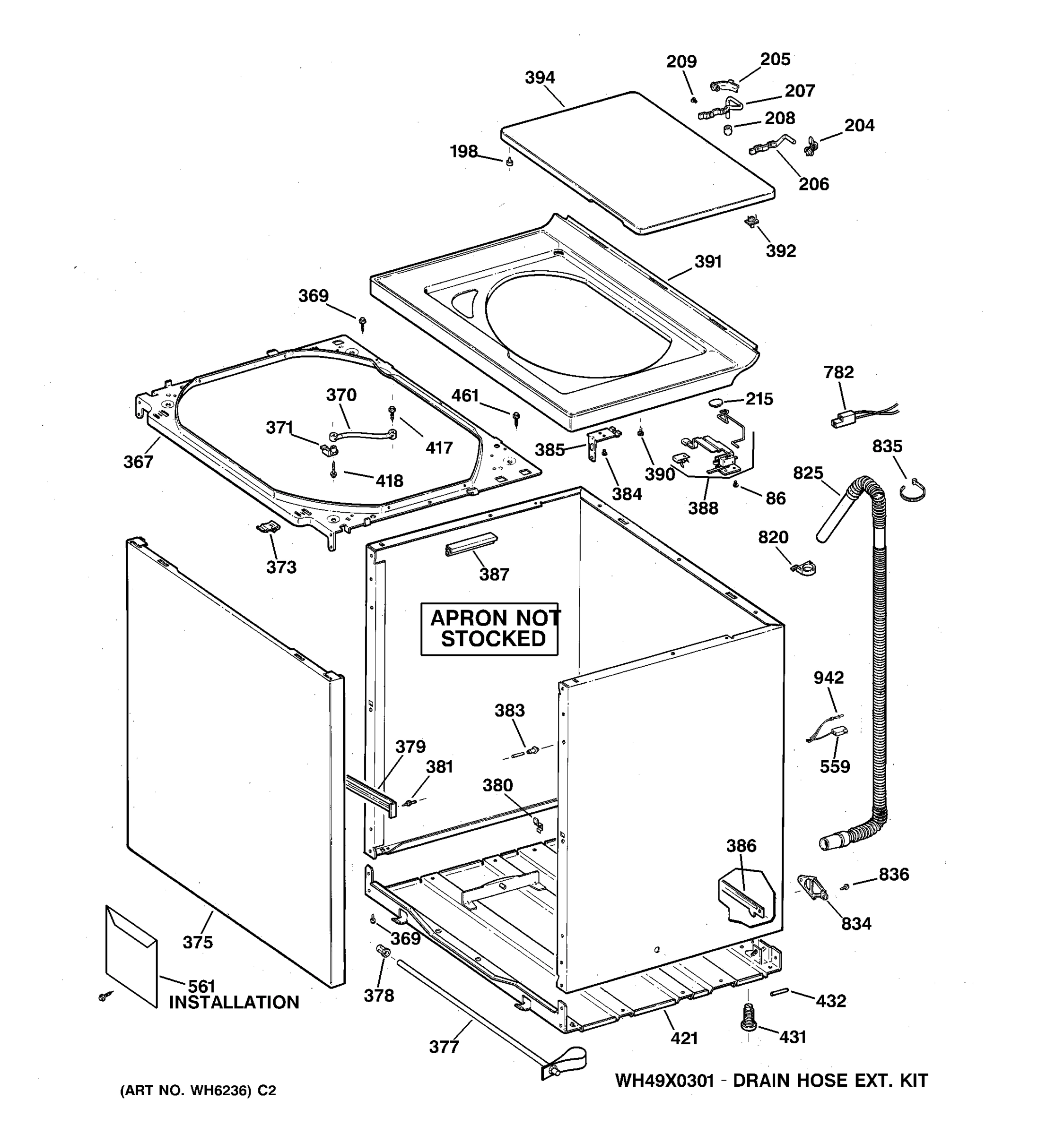 CABINET, COVER & FRONT PANEL