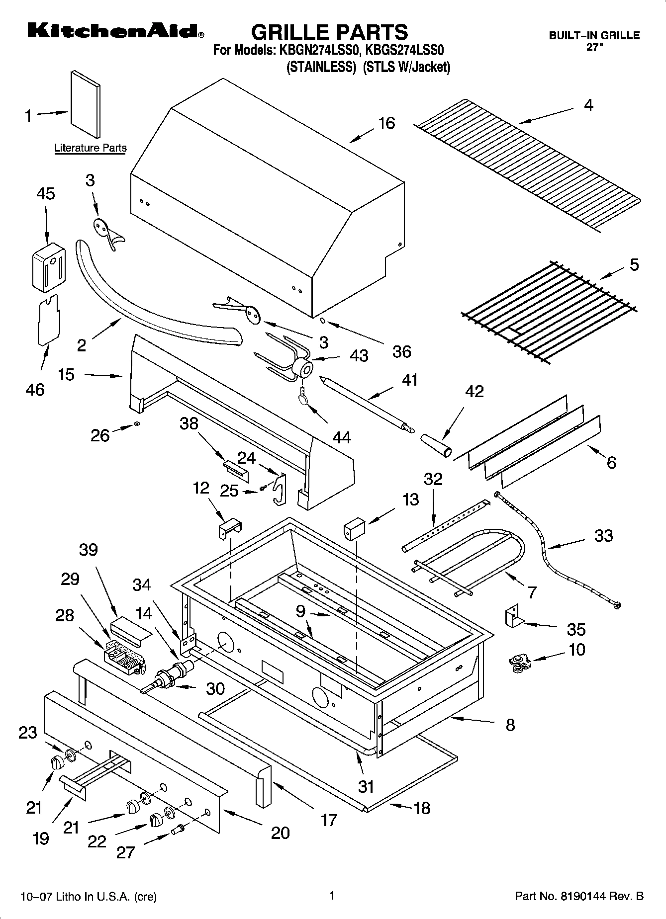 01 - GRILLE PARTS