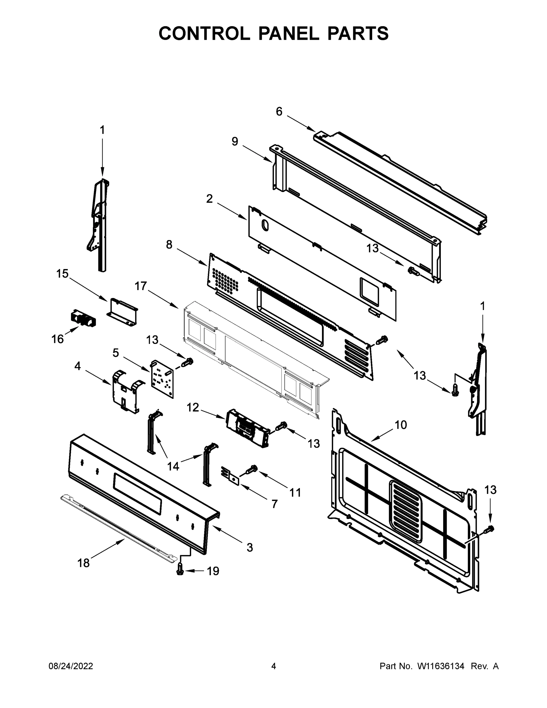 03 - CONTROL PANEL PARTS