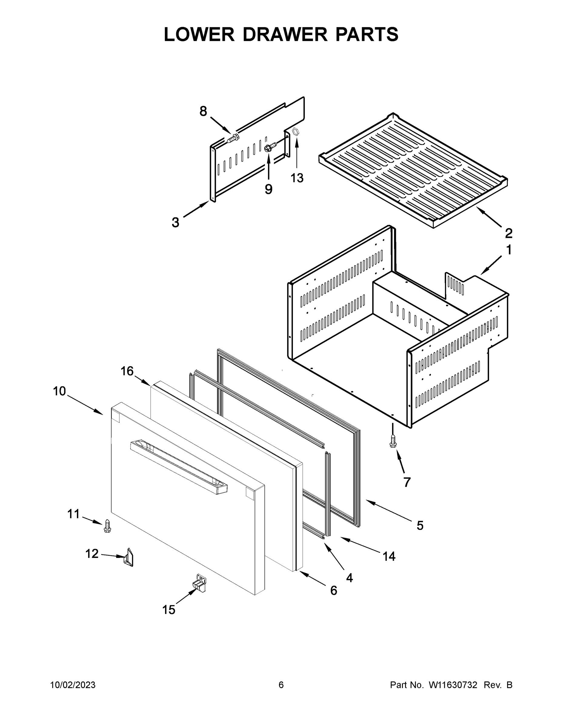 04 - LOWER DRAWER PARTS