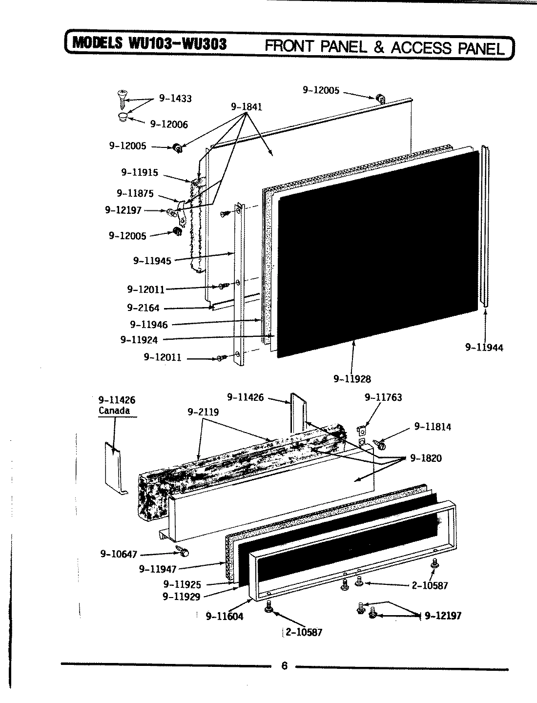 05 - FRONT PANEL & ACCESS PANEL