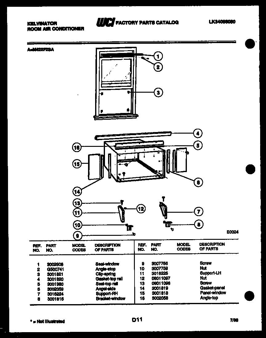 06 - CABINET AND INSTALLATION PARTS
