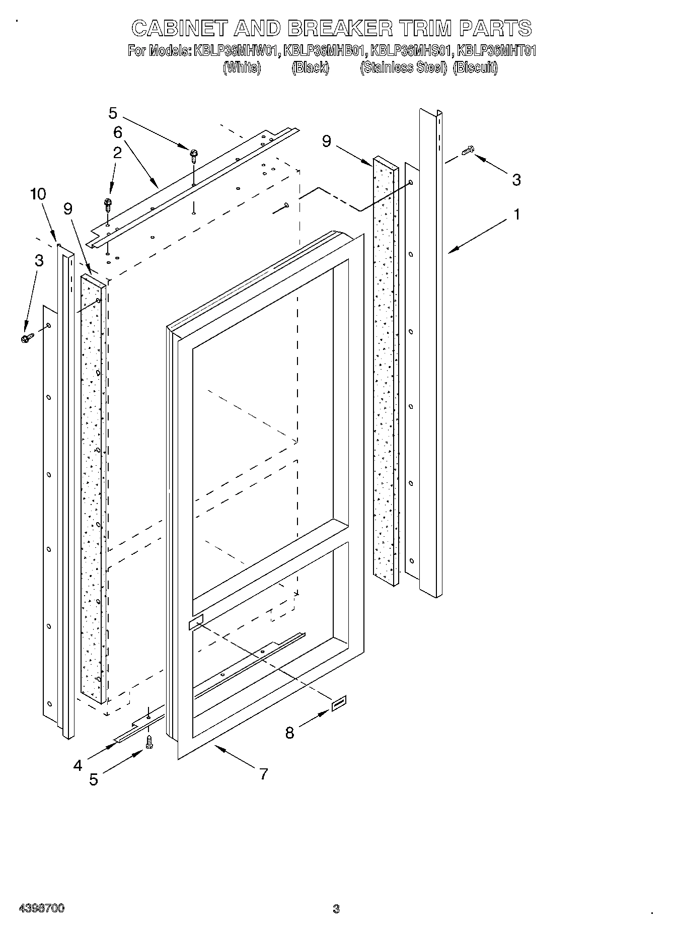 02 - CABINET AND BREAKER TRIM