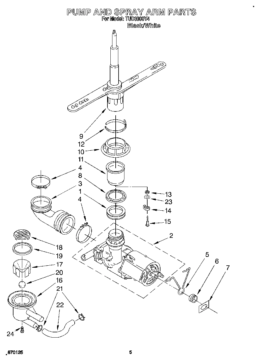 04 - PUMP AND SPRAY ARM