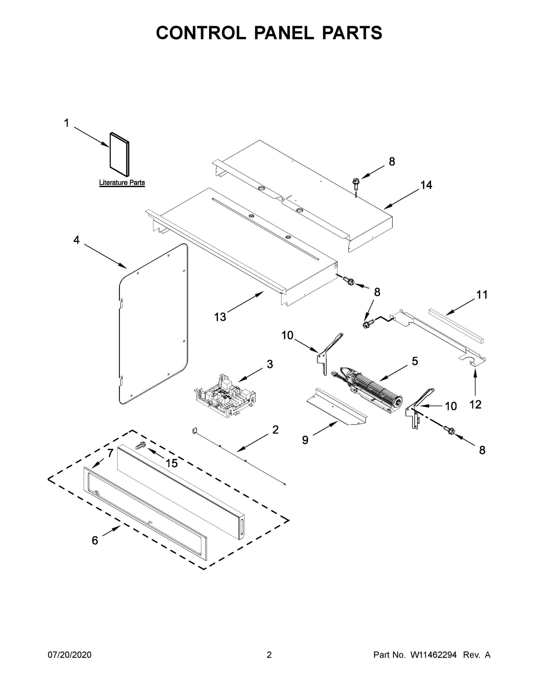 02 - CONTROL PANEL PARTS
