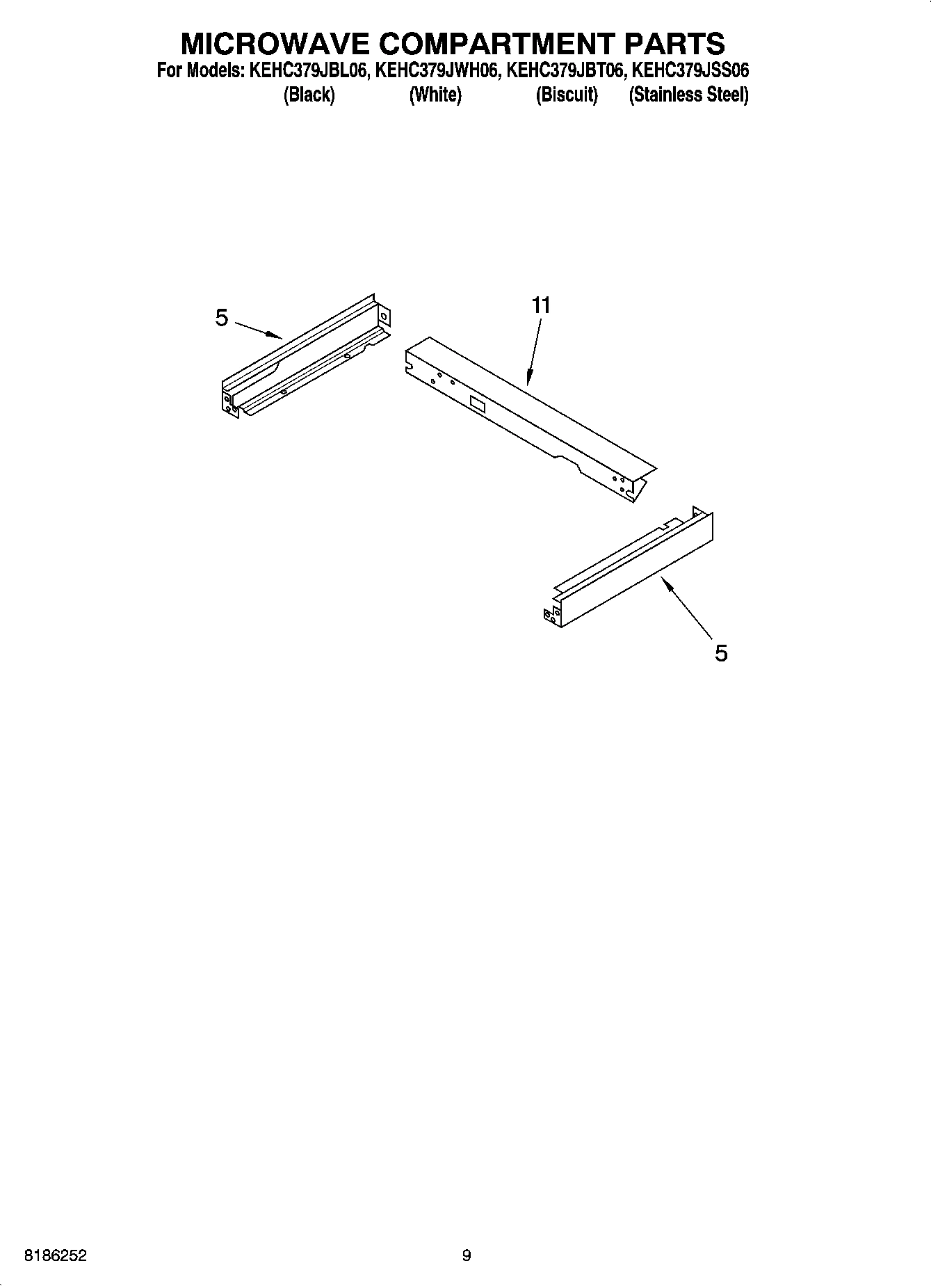 07 - MICROWAVE COMPARTMENT PARTS