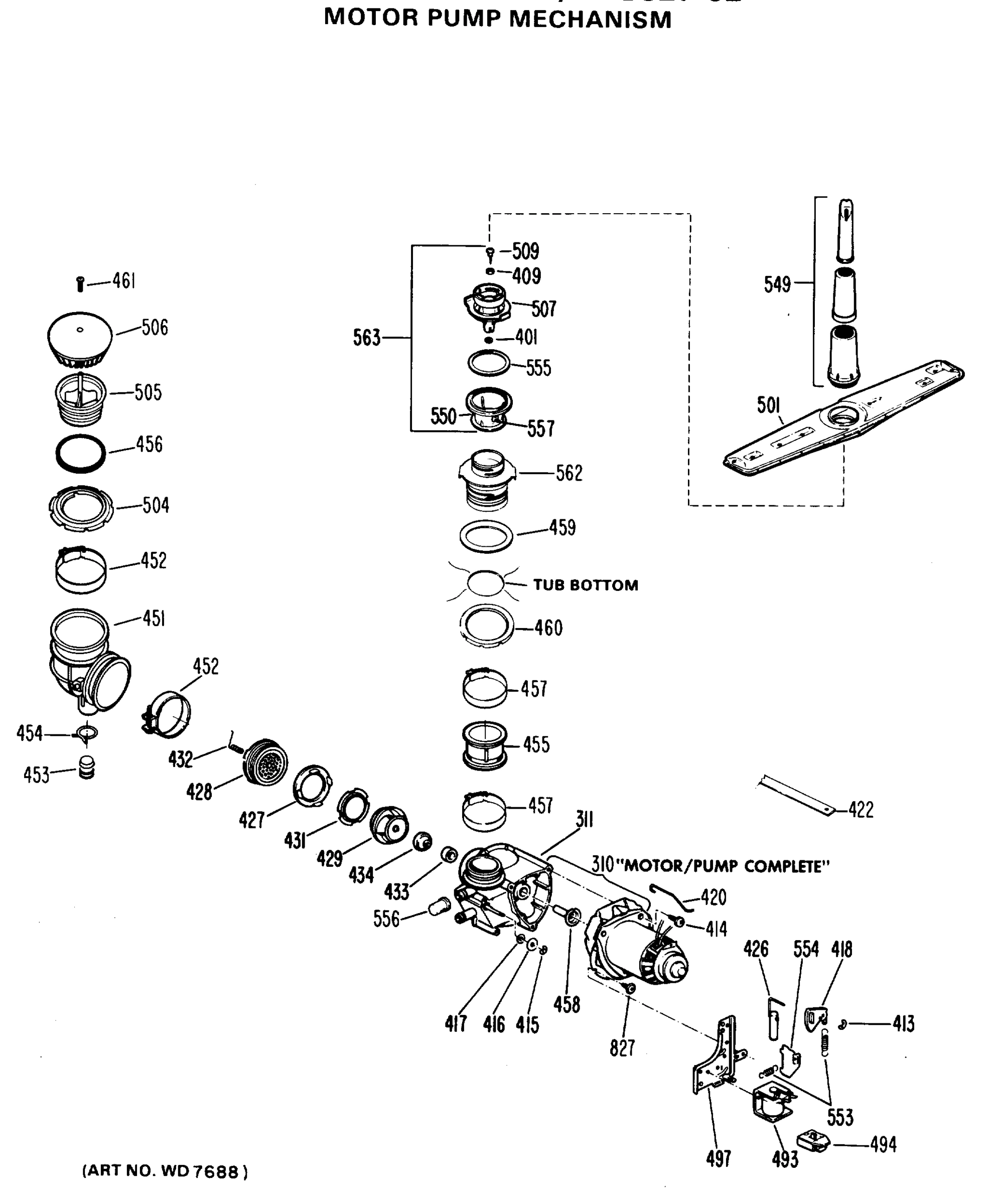 MOTOR PUMP MECHANISM