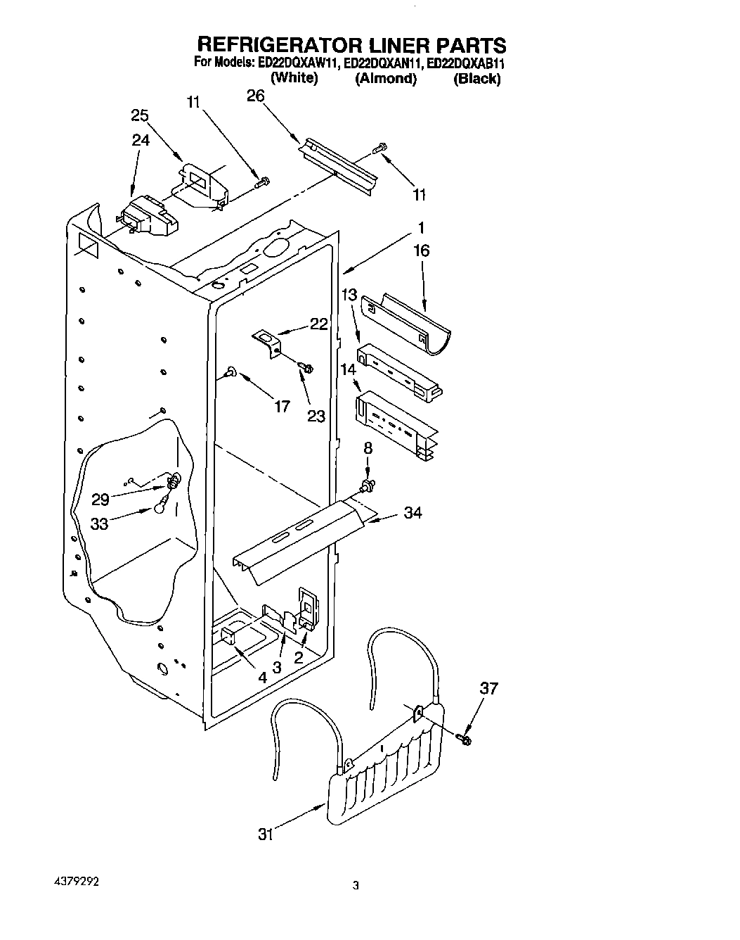 02 - REFRIGERATOR LINER