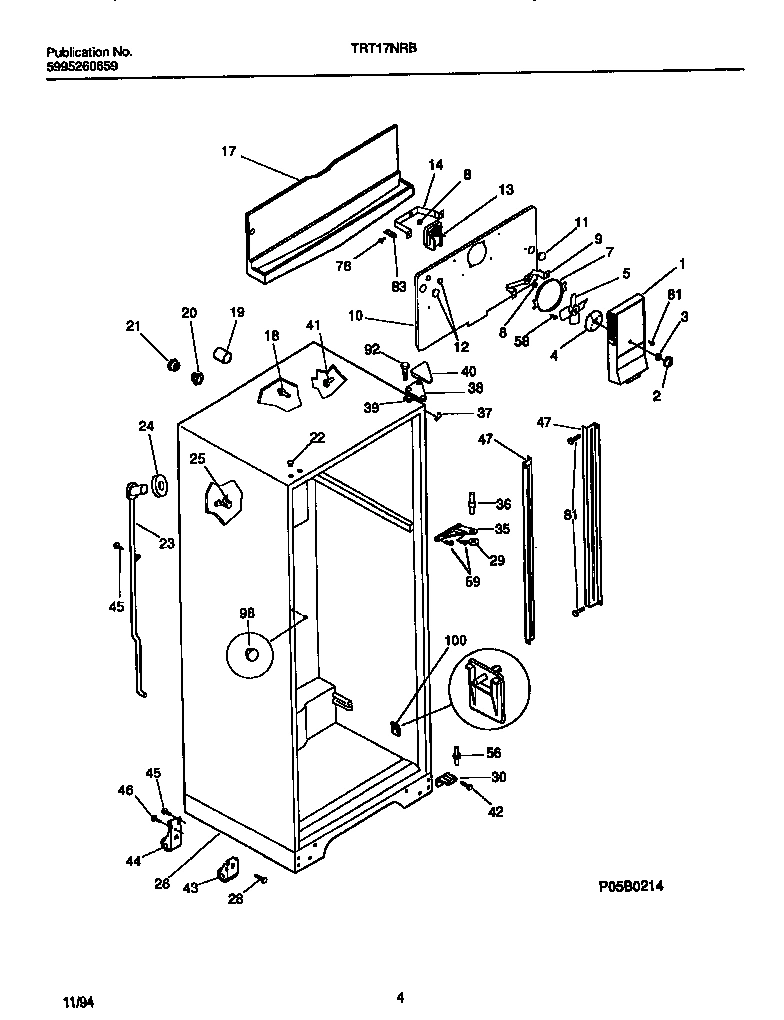 03 - CABINET W/ FAN ASSEMBLY