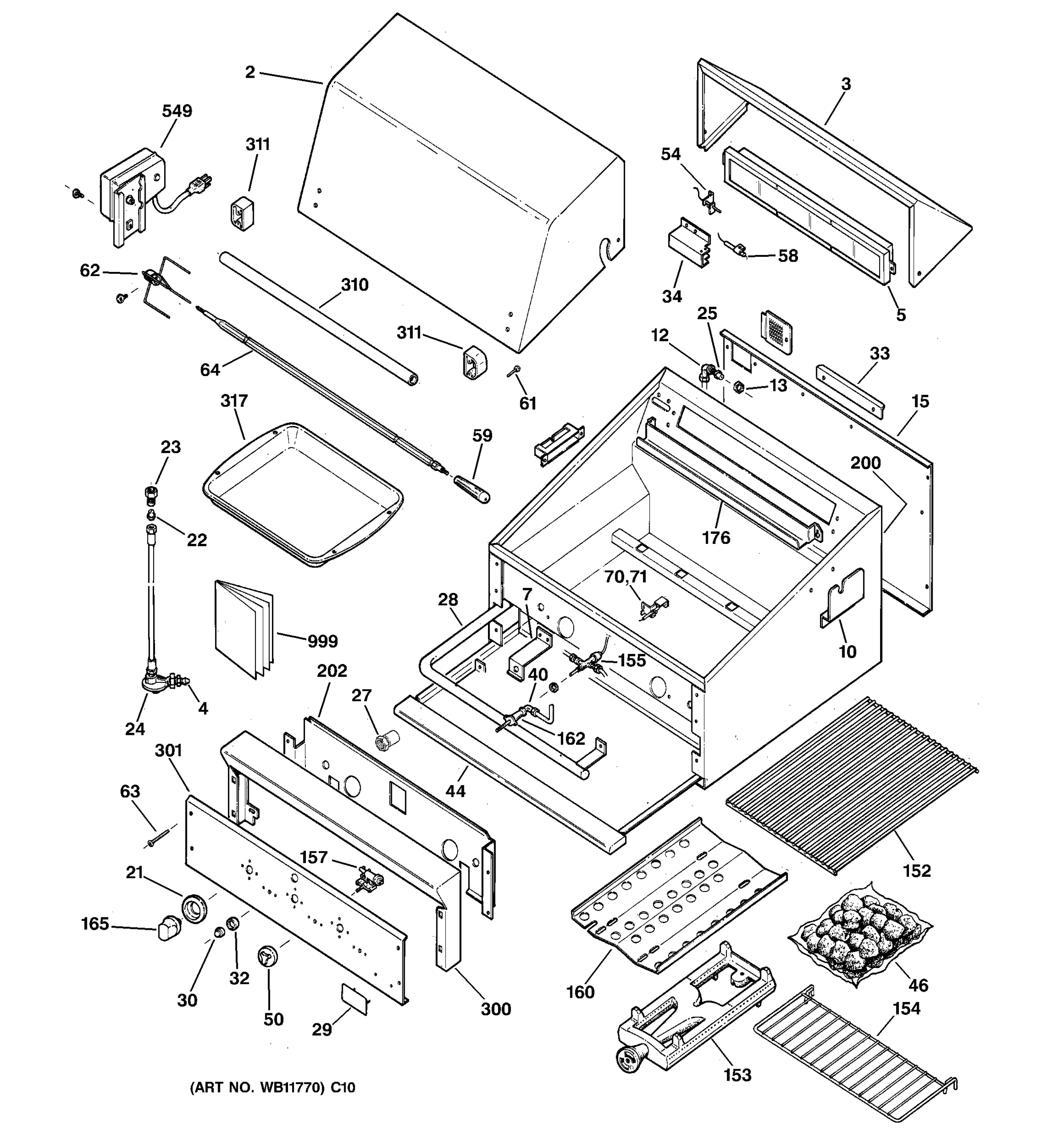 GAS GRILL PARTS