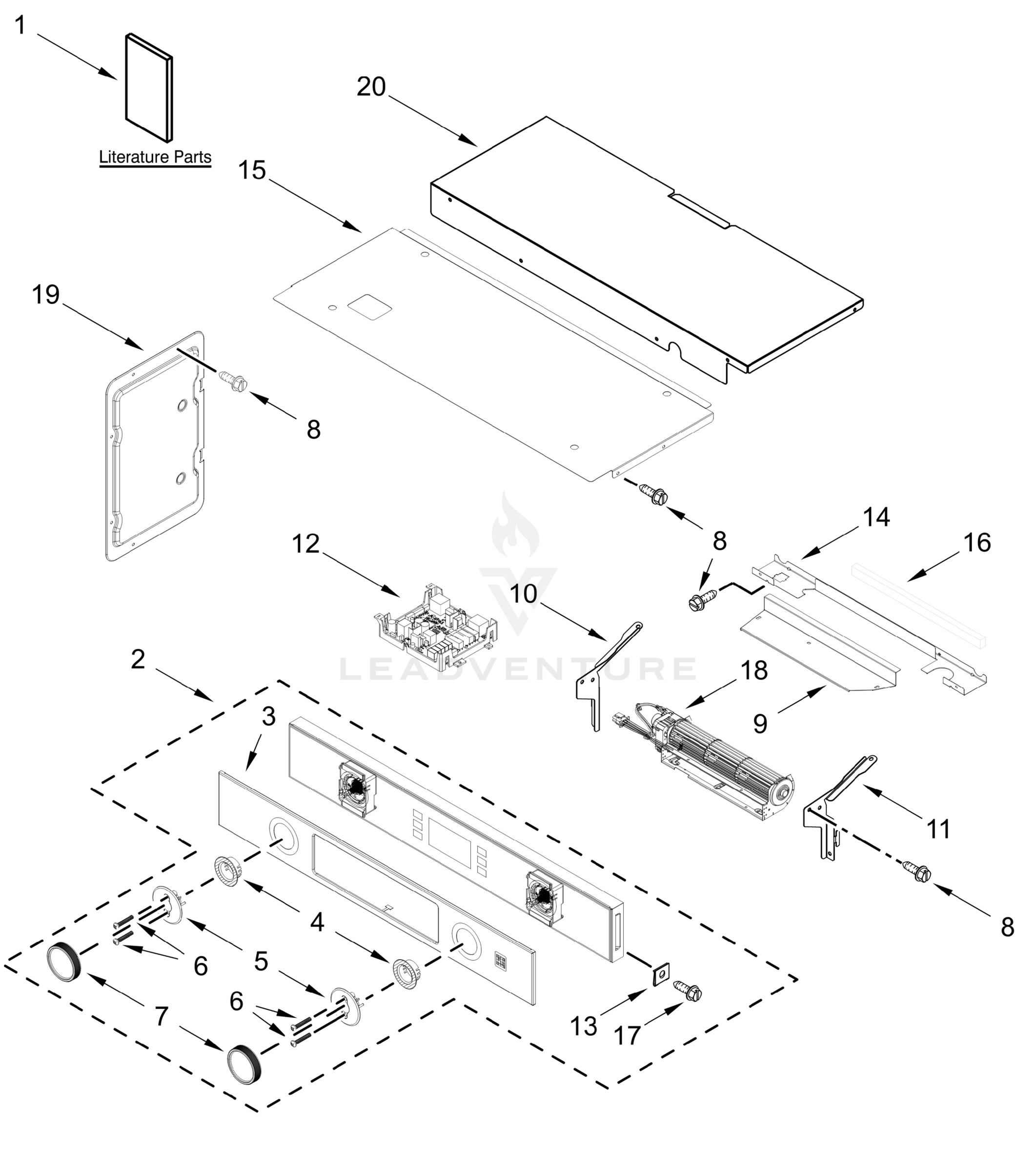 CONTROL PANEL PARTS