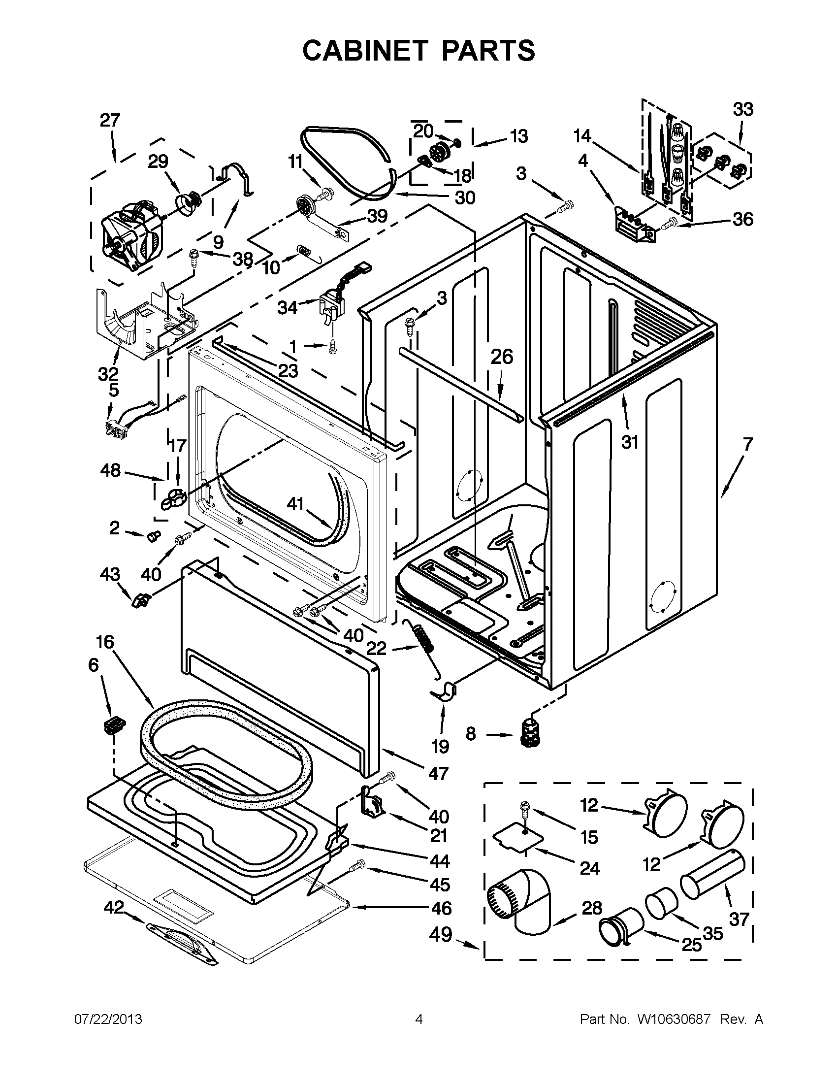 02 - CABINET PARTS