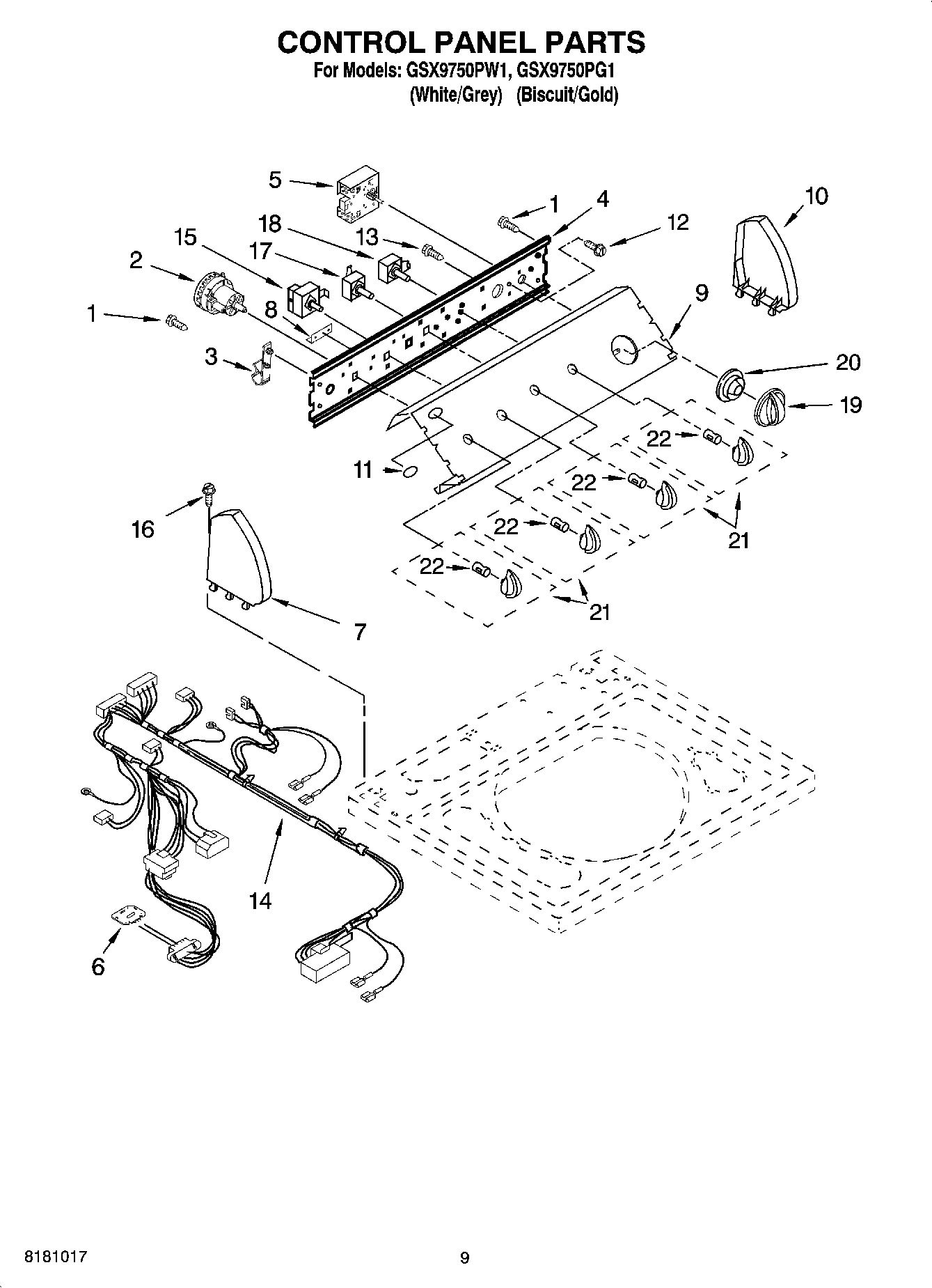 06 - CONTROL PANEL PARTS