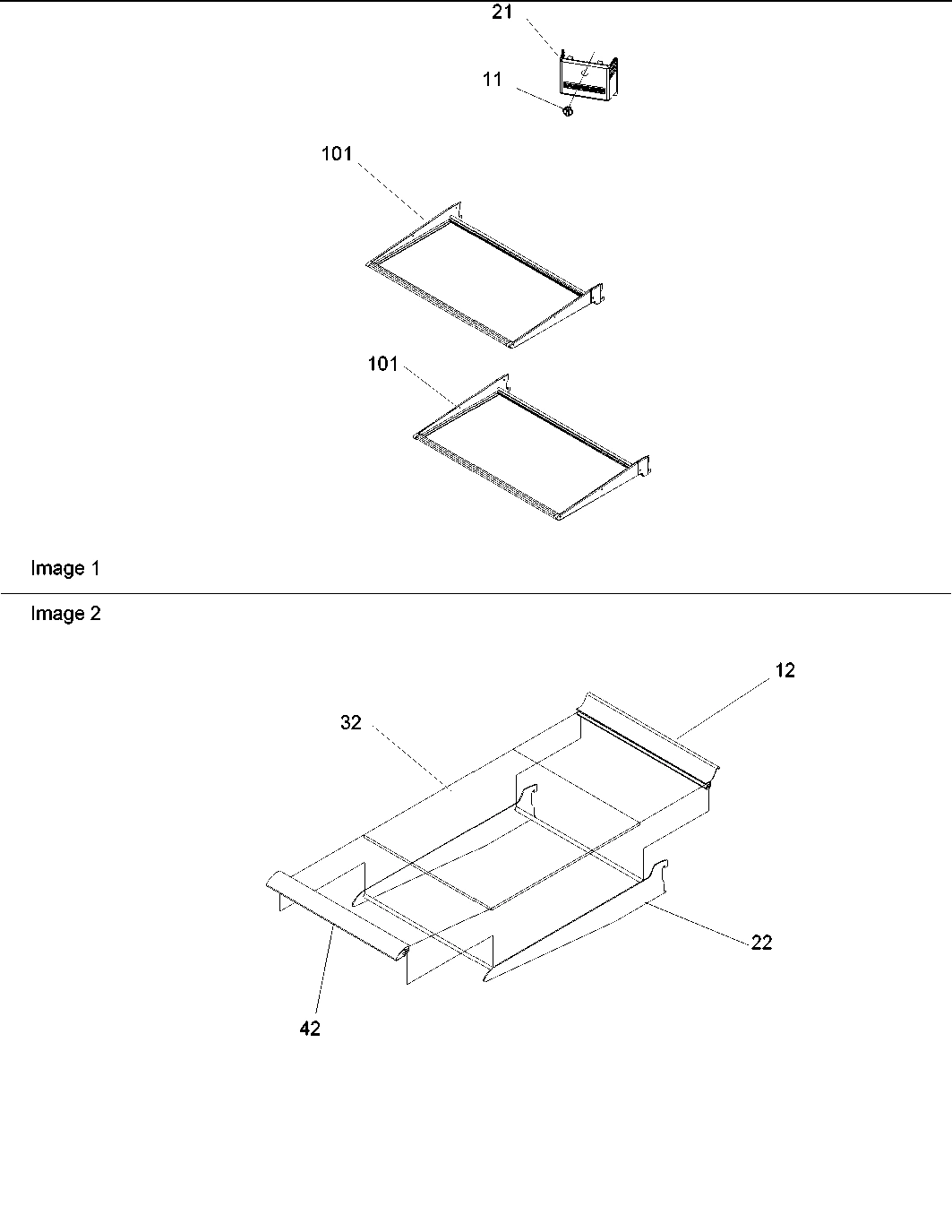 11 - Ref. Feature, & Shelf Assy