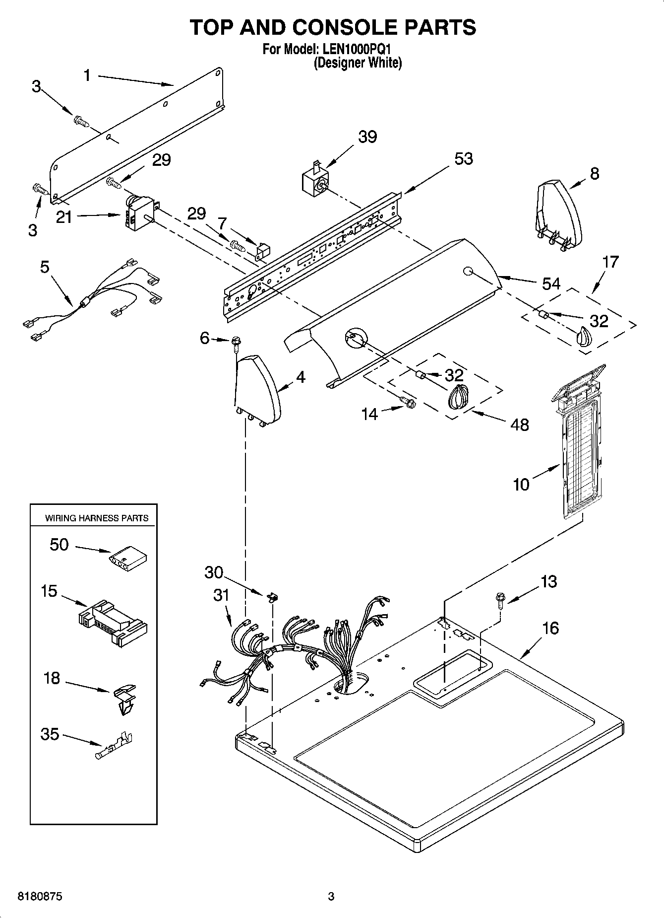 02 - TOP AND CONSOLE PARTS