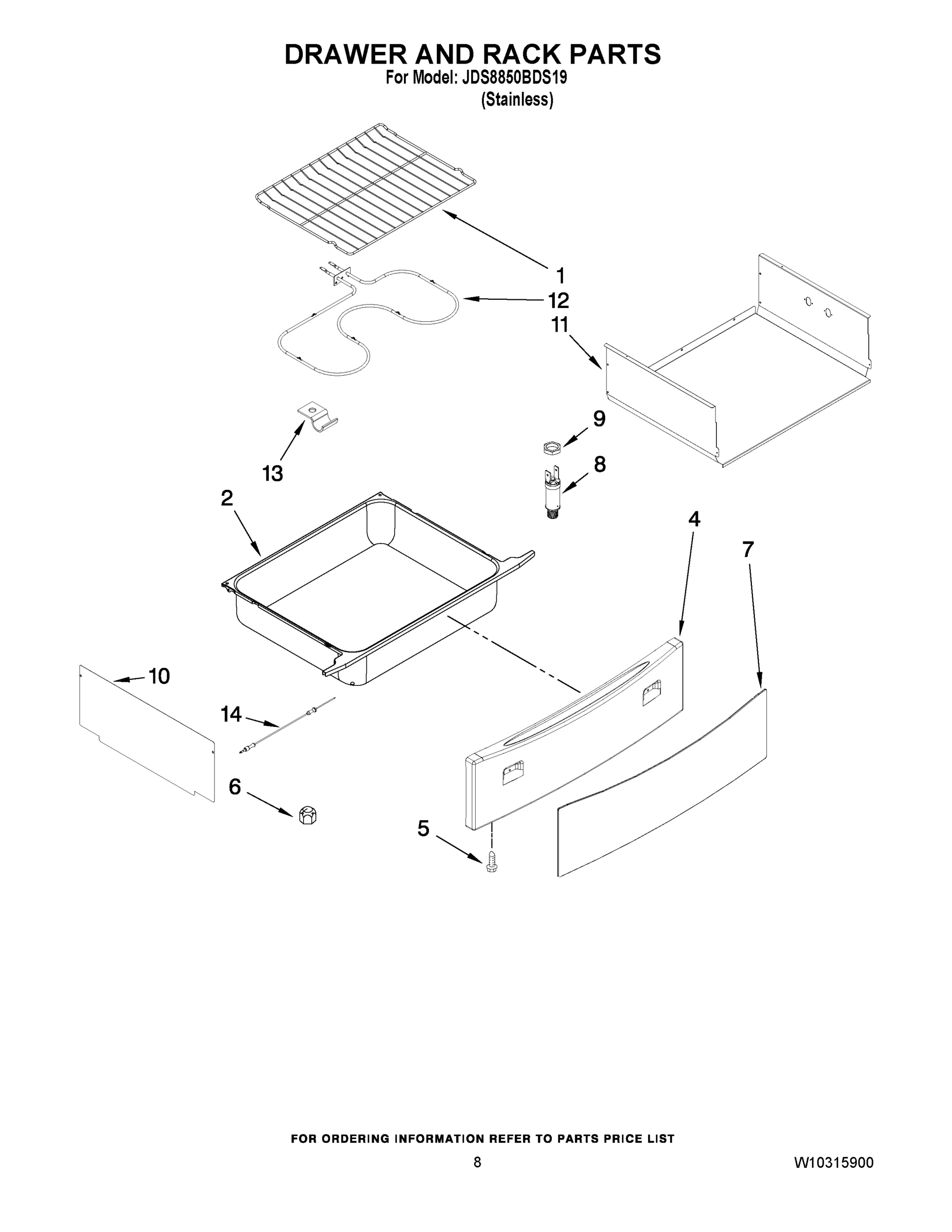 05 - DRAWER AND RACK PARTS