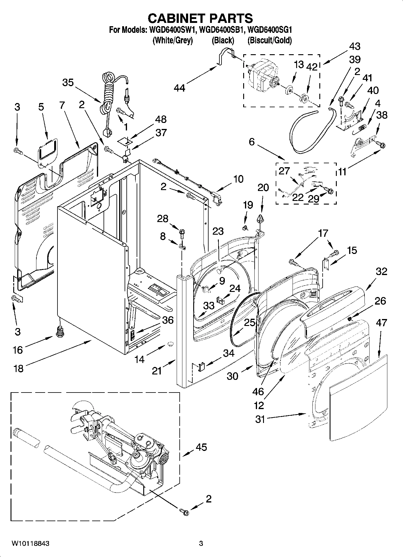 02 - CABINET PARTS