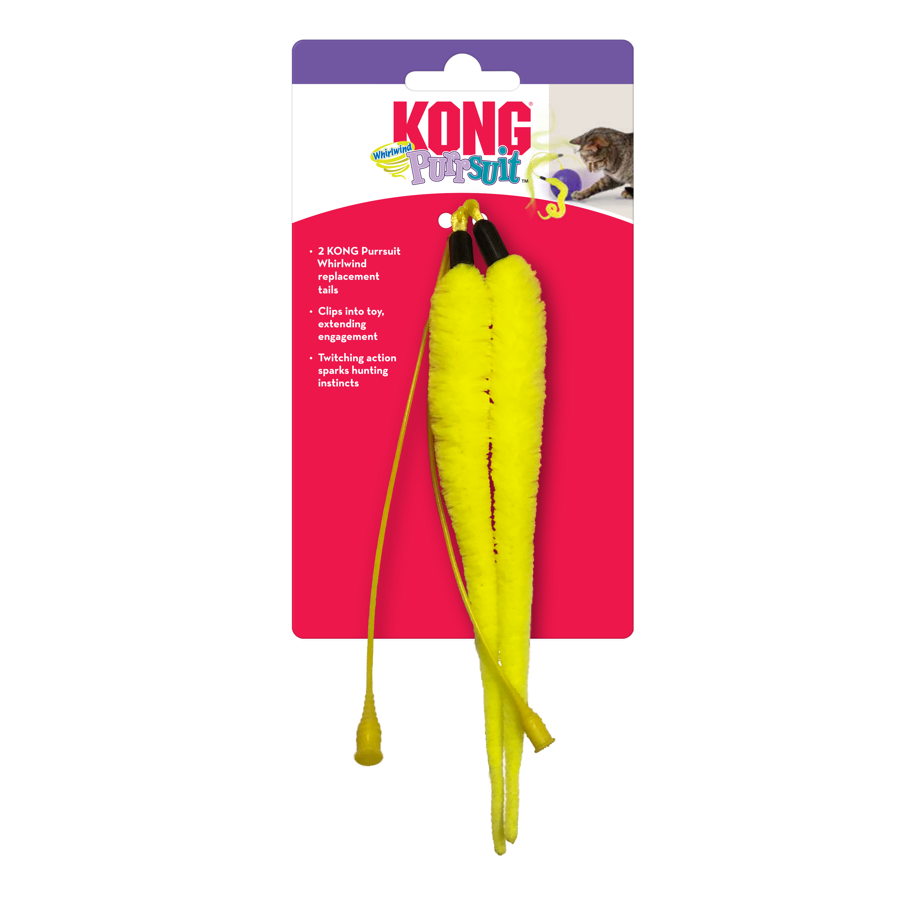 Purrsuit Whirlwind Replacement Tails 2-pk onpack product image