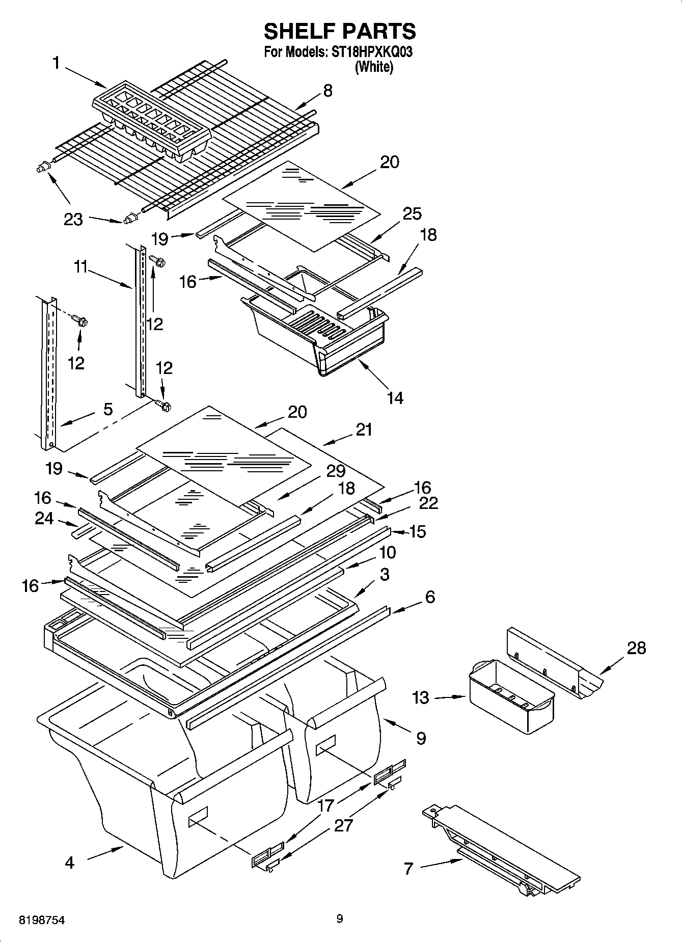 05 - SHELF PARTS, OPTIONAL PARTS