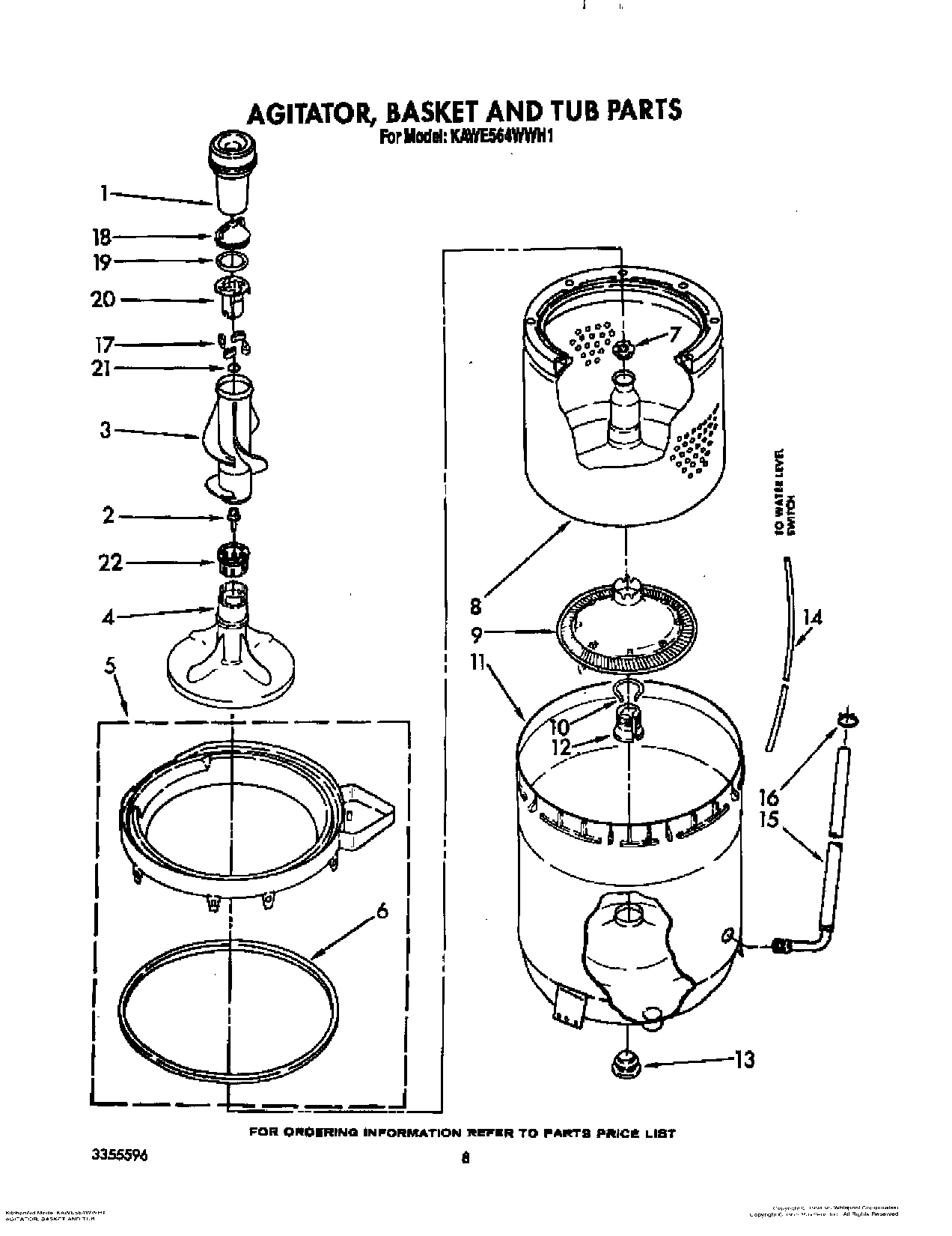06 - AGITATOR, BASKET AND TUB