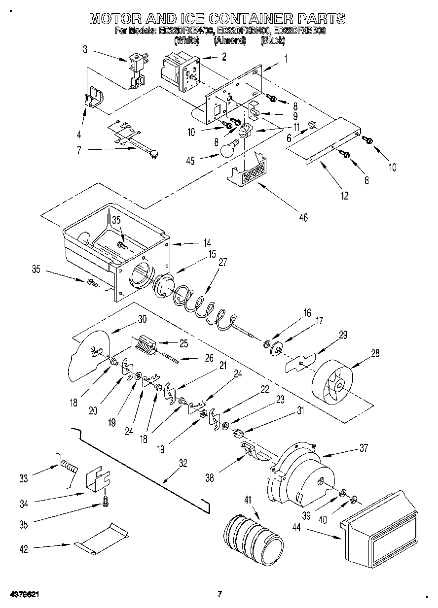 06 - MOTOR AND ICE CONTAINER