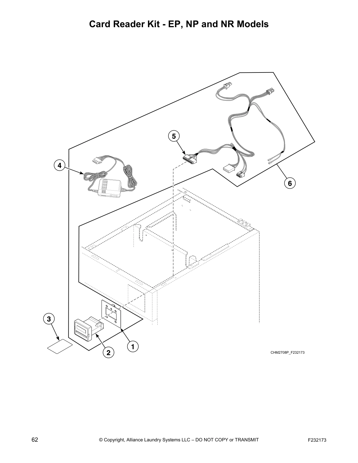 Card Reader Kit - EP, NP and NR Models