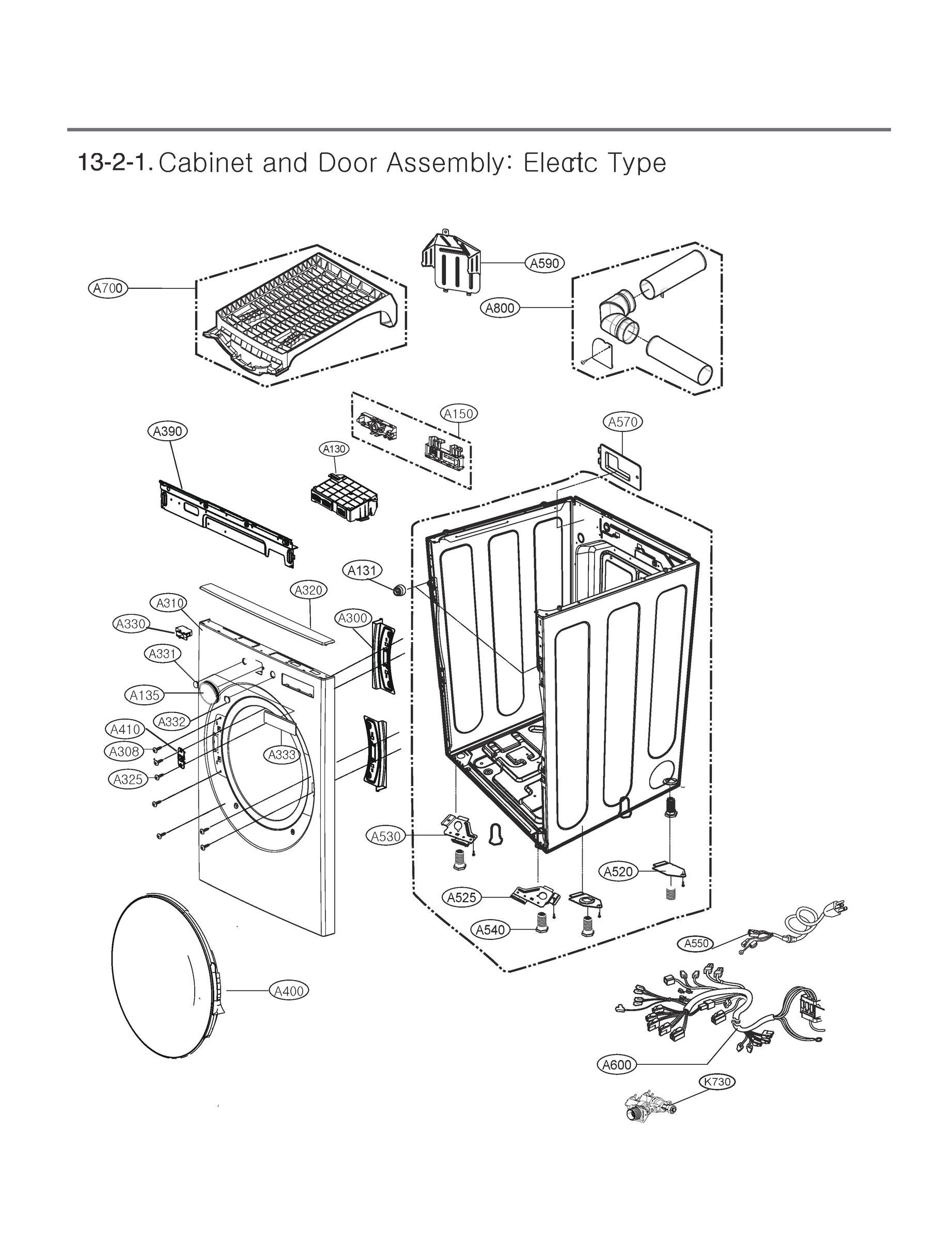 CABINET AND DOOR ASSEMBLY