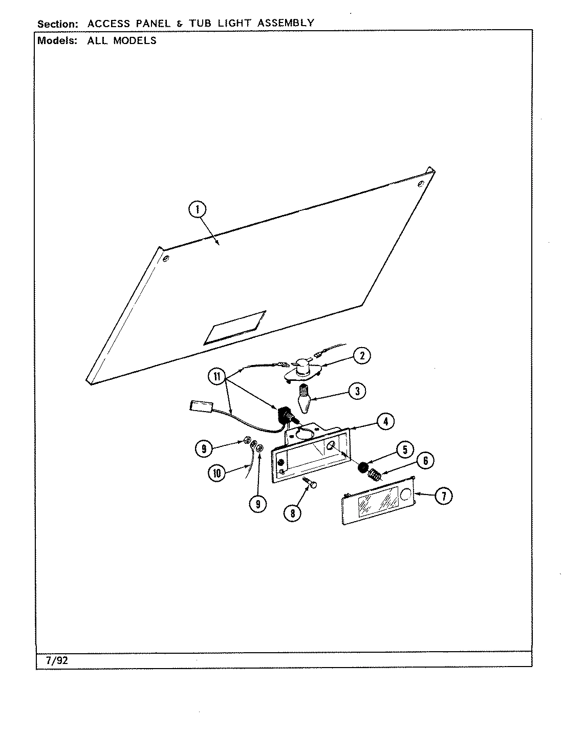01 - ACCESS PANEL ASSEMBLY